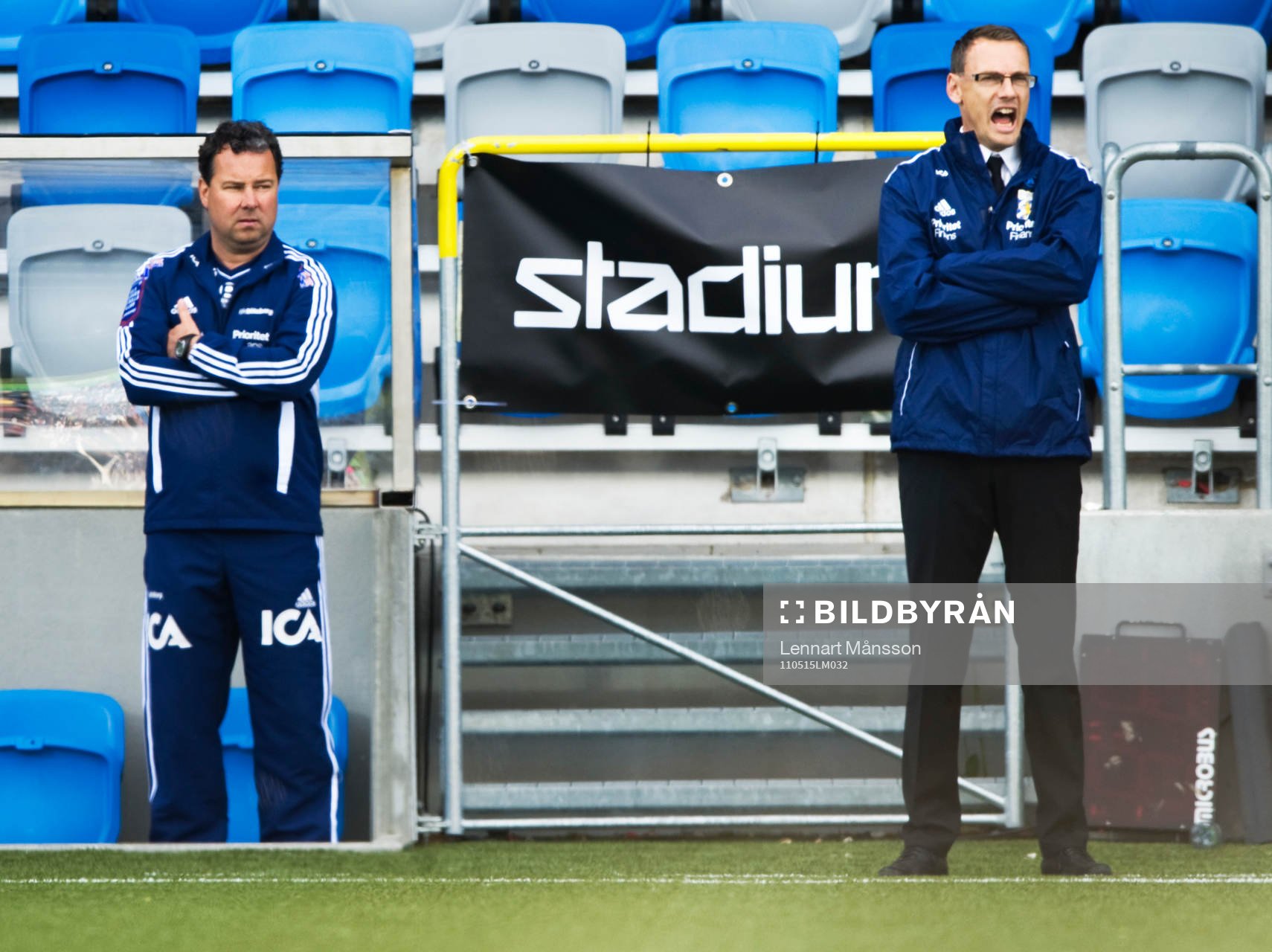 Stefan Rehn och Jonas Olsson, tränare
