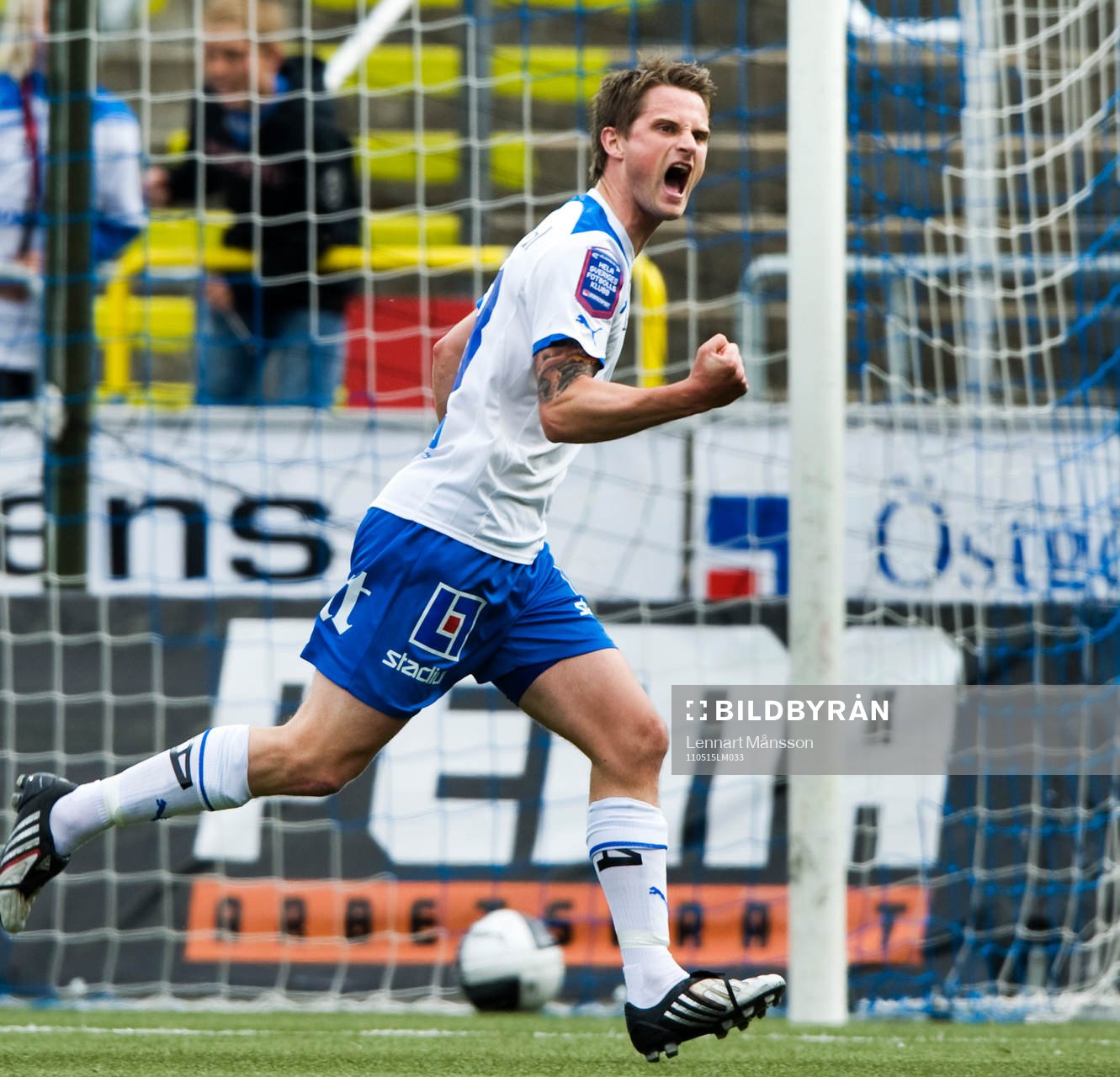 2-1, Gunnar Heidar Thorvaldsson, Norrköping, jubel