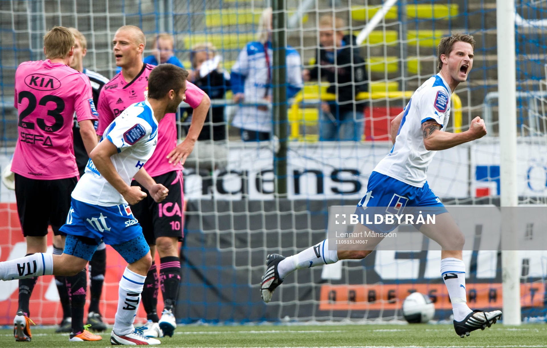 2-1 Gunnar Heidar Thorvaldsson, Norrköping, jubel