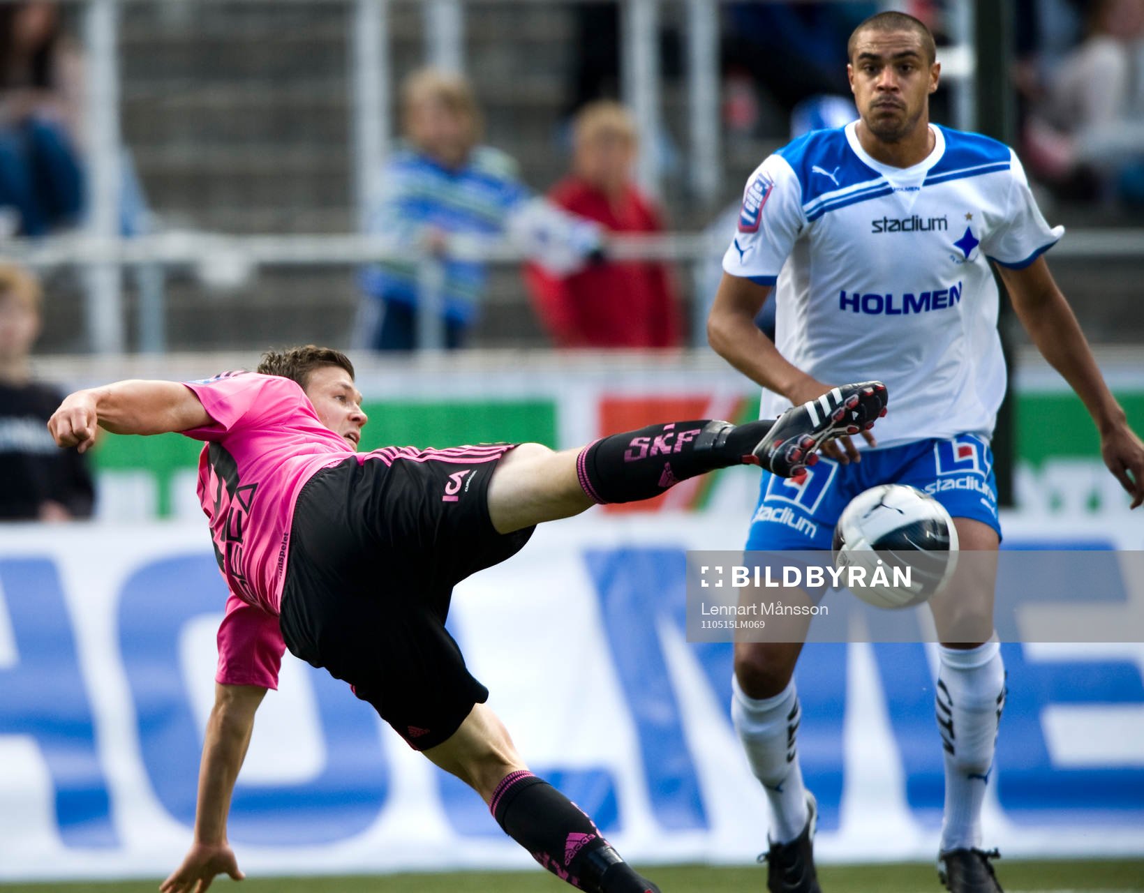 Hannes Stiller, Göteborg, konstsparkar framför Bobby