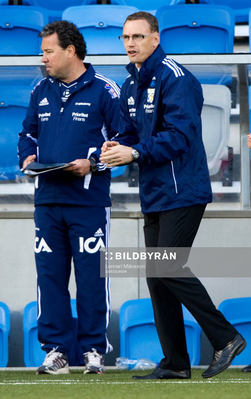 Stefan Rehn och Jonas Olsson, tränare