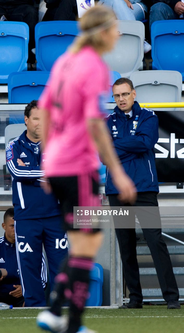 Stefan Rehn och Jonas Olsson, tränare,  Göteborg