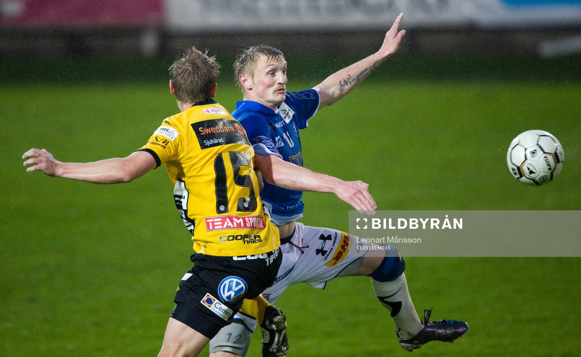 Fredrik Jensen, Trelleborg, och Andreas Klarström, Elfsborg