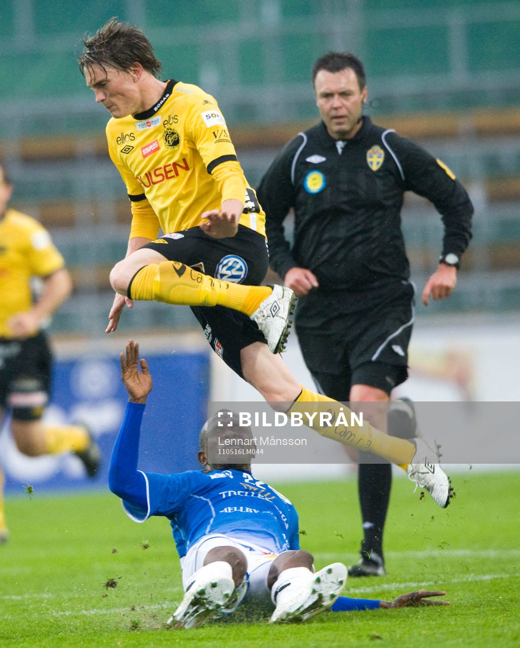 Varning, Ibrahim Koroma, Trelleborg, kapar Lasse Nilssdon,