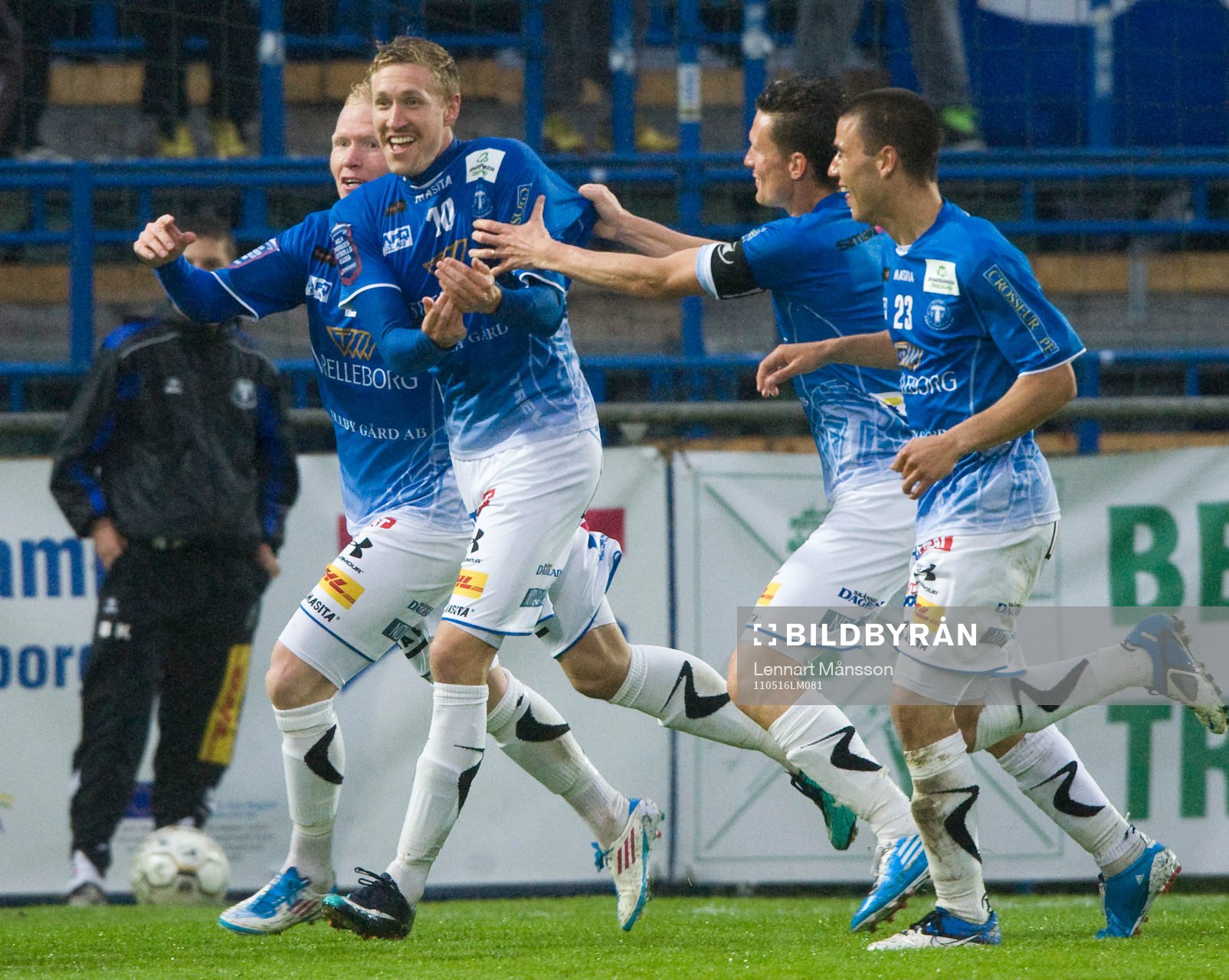 1-0 Marcus Pode, jubel, glädje