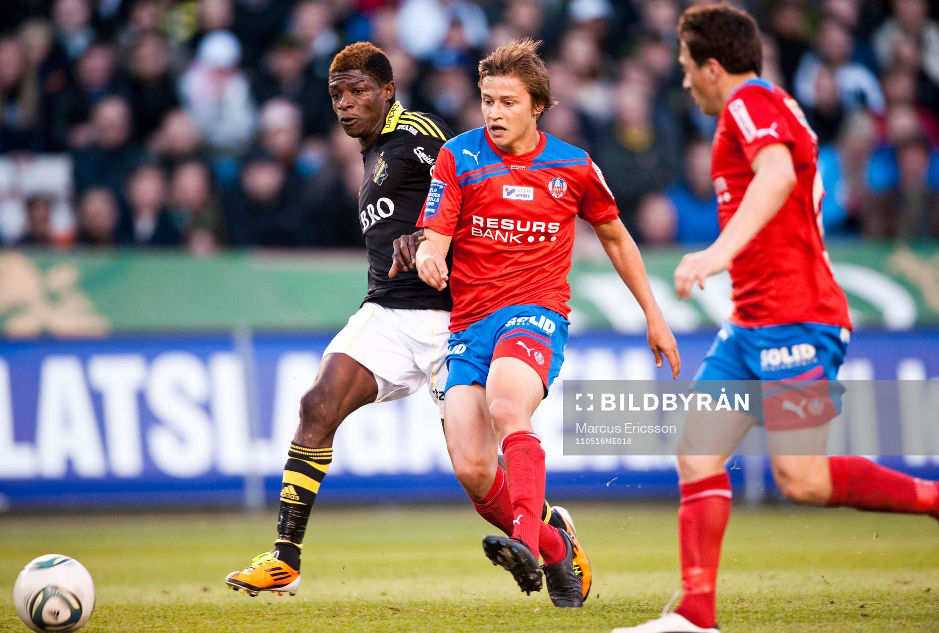 Mohamed Bangura, AIK och Simon Thern Helsingborg