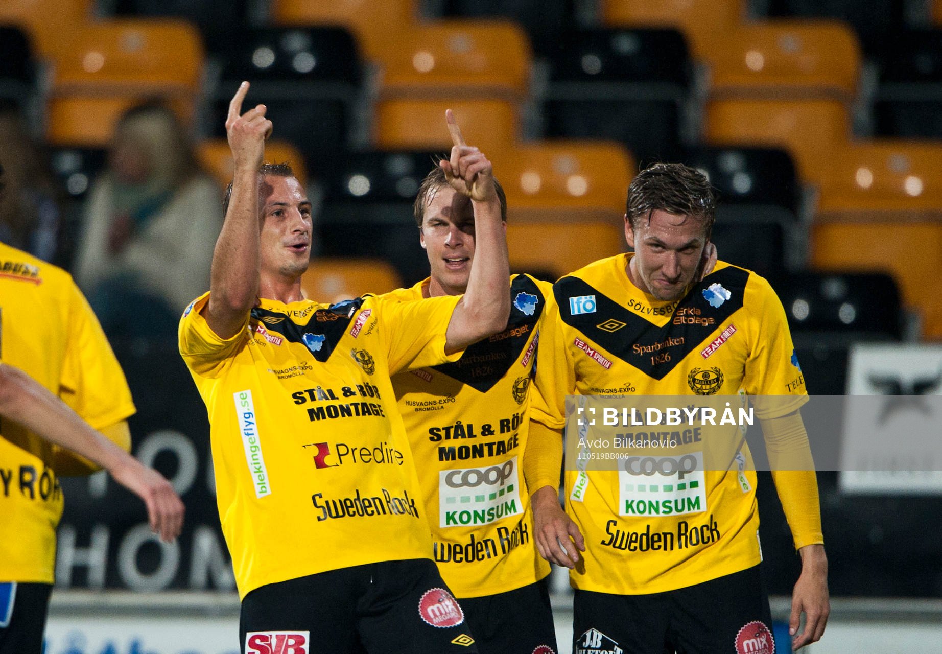 Pär Ericsson, Mjällby, jubel