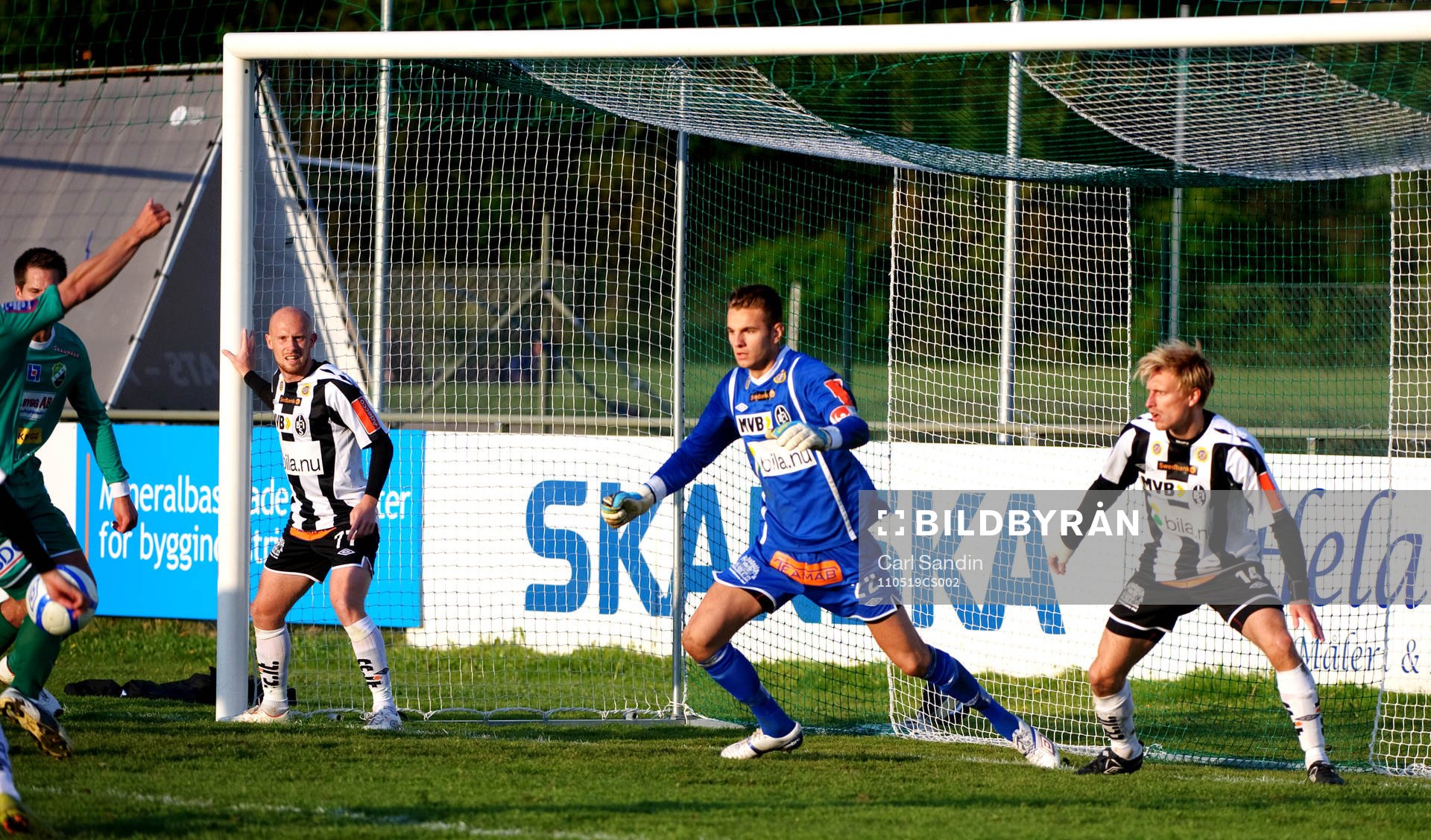 Mirza Selimovic, målvakt, Thomas Raun, Landskrona