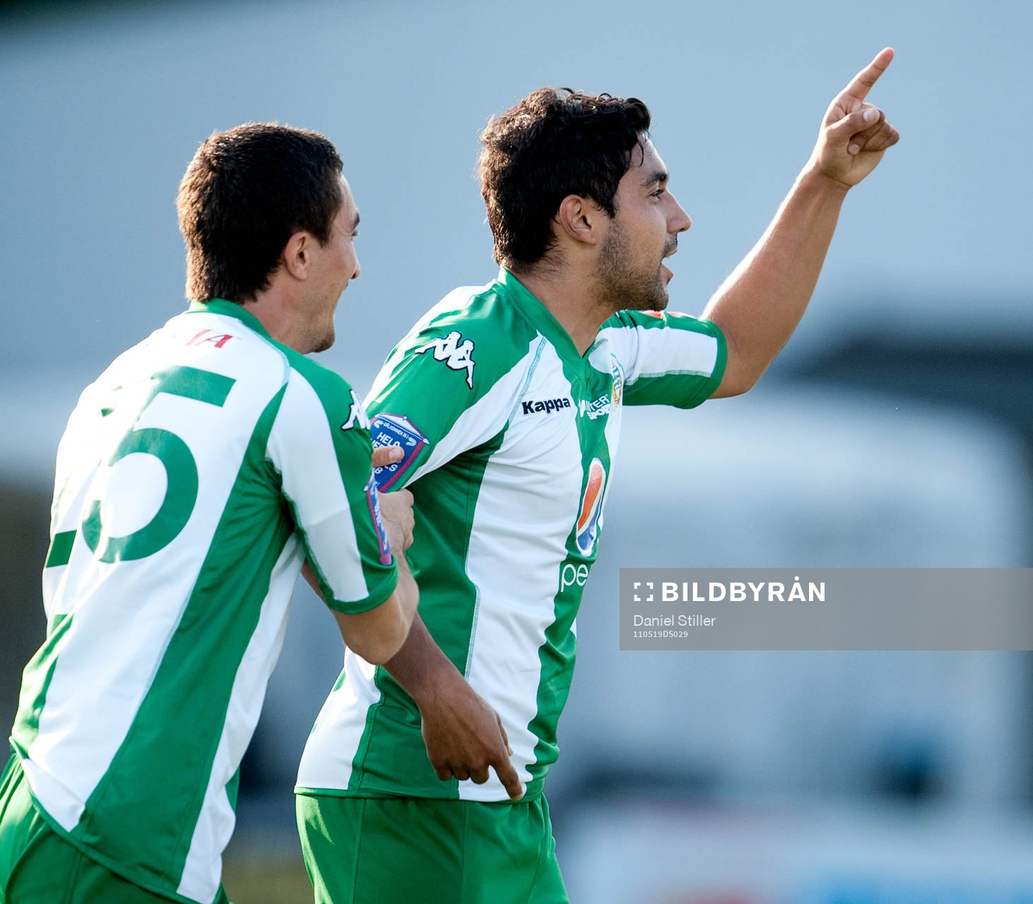 Sebastian Castro-Tello, Hammarby, gör 2-1, jubel