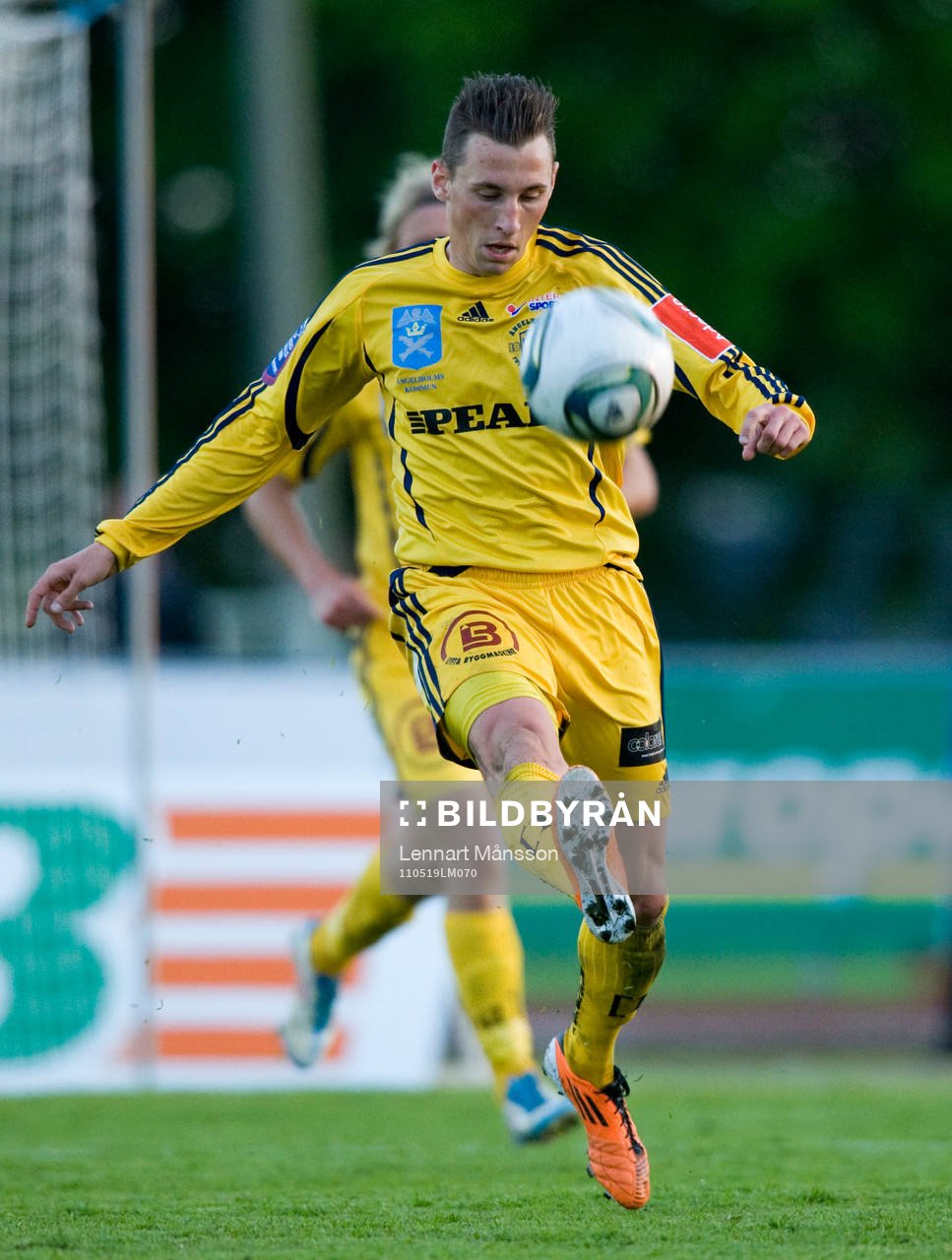 1-0 skytten Martin Andersen, Ängelholm