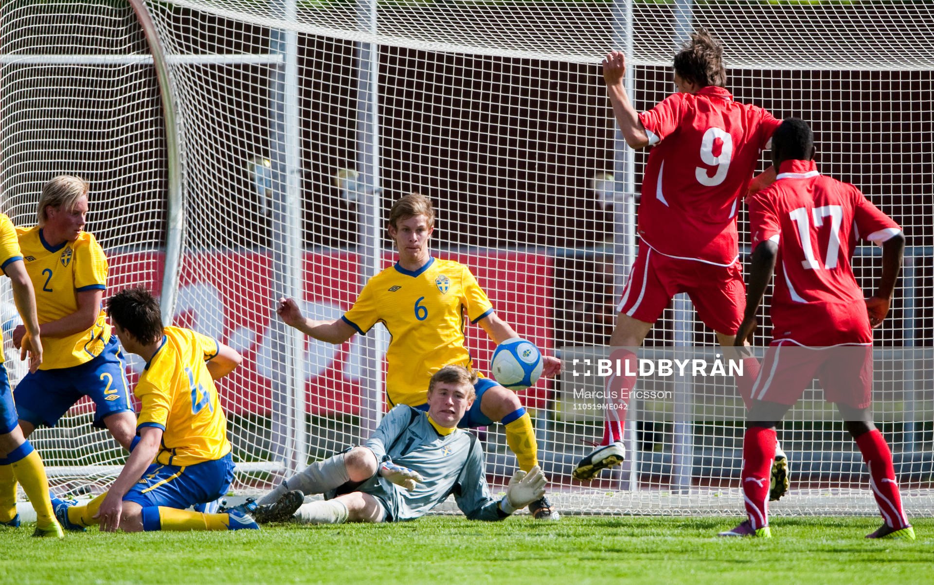 Tobias Andersson, målvakt Sverige