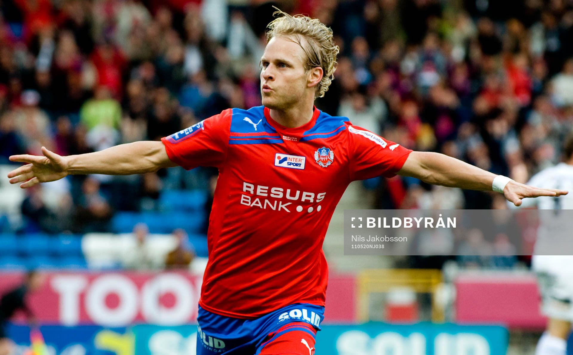 Erik Sundin, Helsingborg jubel, 1-0