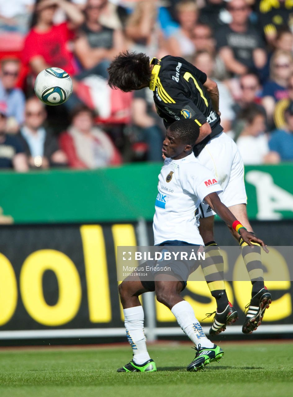 Helgi Danielsson, AIK och James Frempong, Gefle