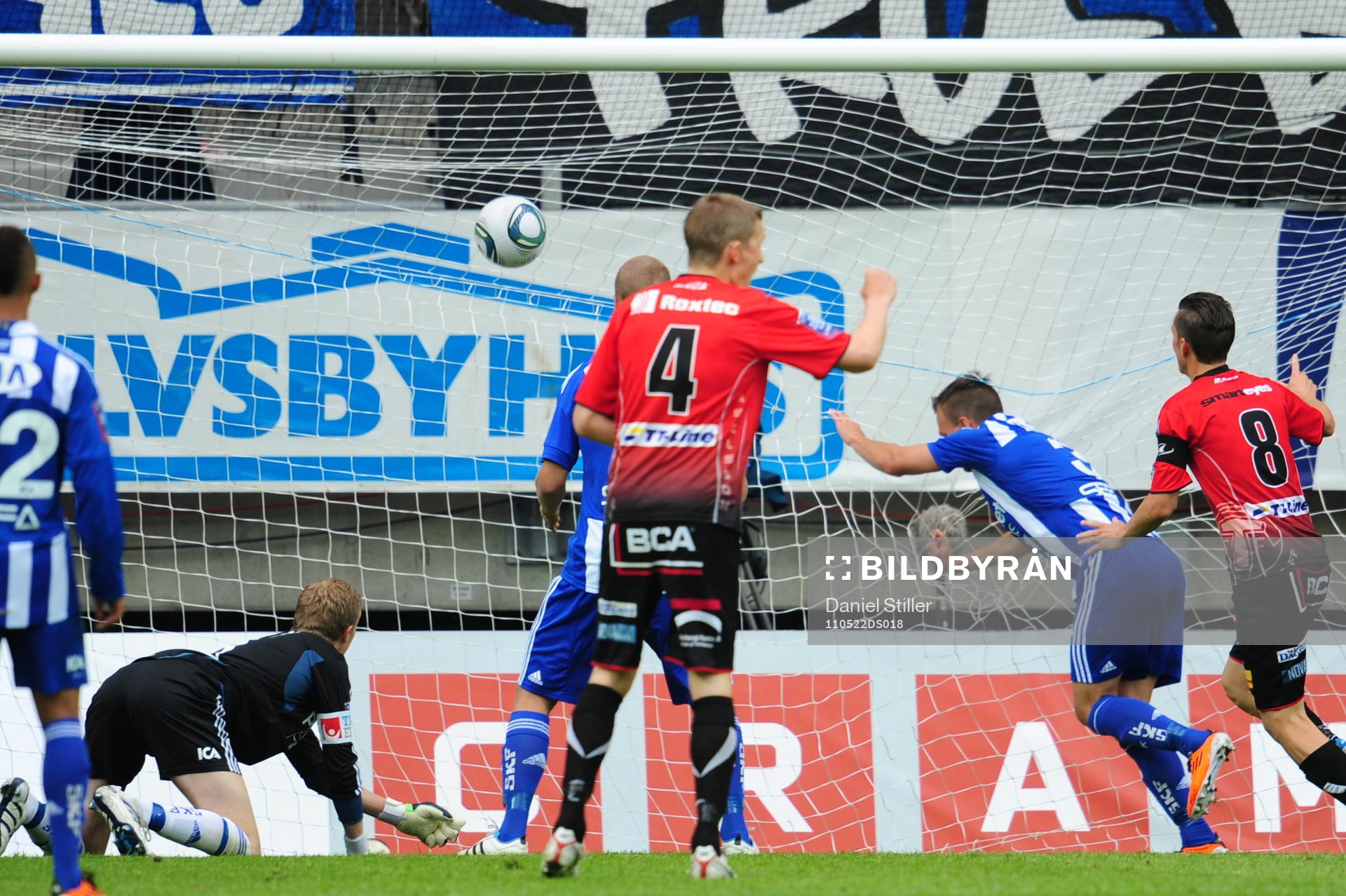 Mattias Adelstam, Trelleborg gör 0-1, jubel