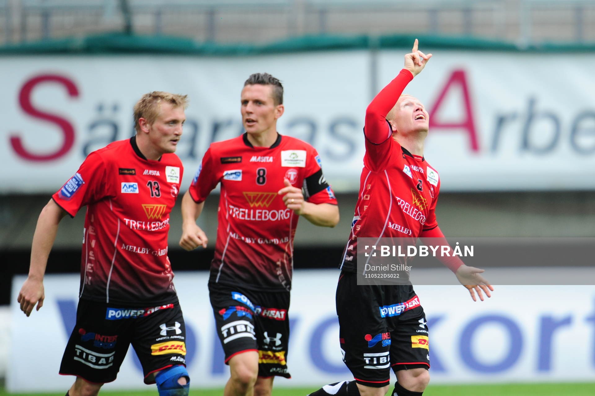 Mattias Adelstam, Trelleborg gör 0-1, jubel