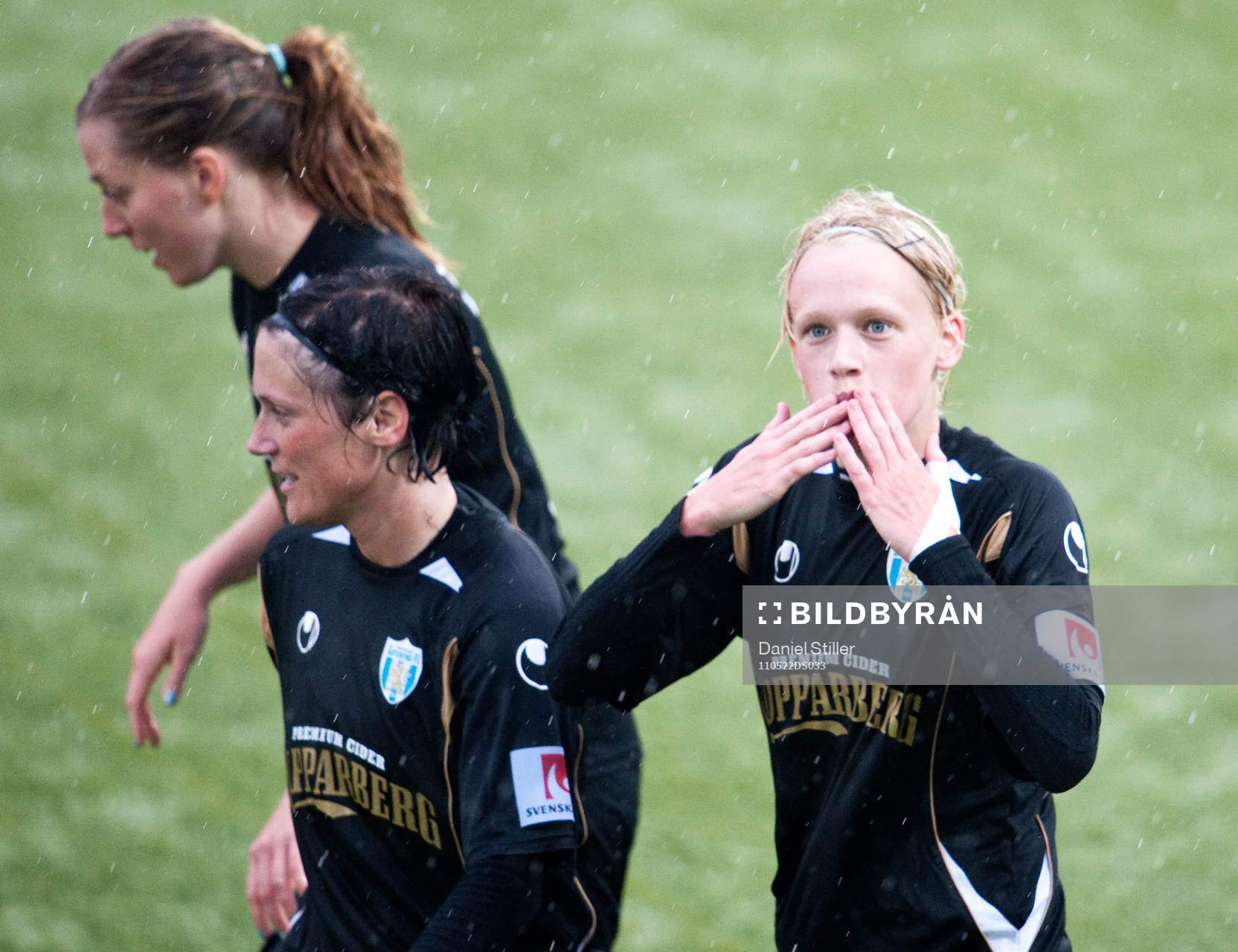Linnea Liljegärd, Göteborg, gör 3-0, jubel