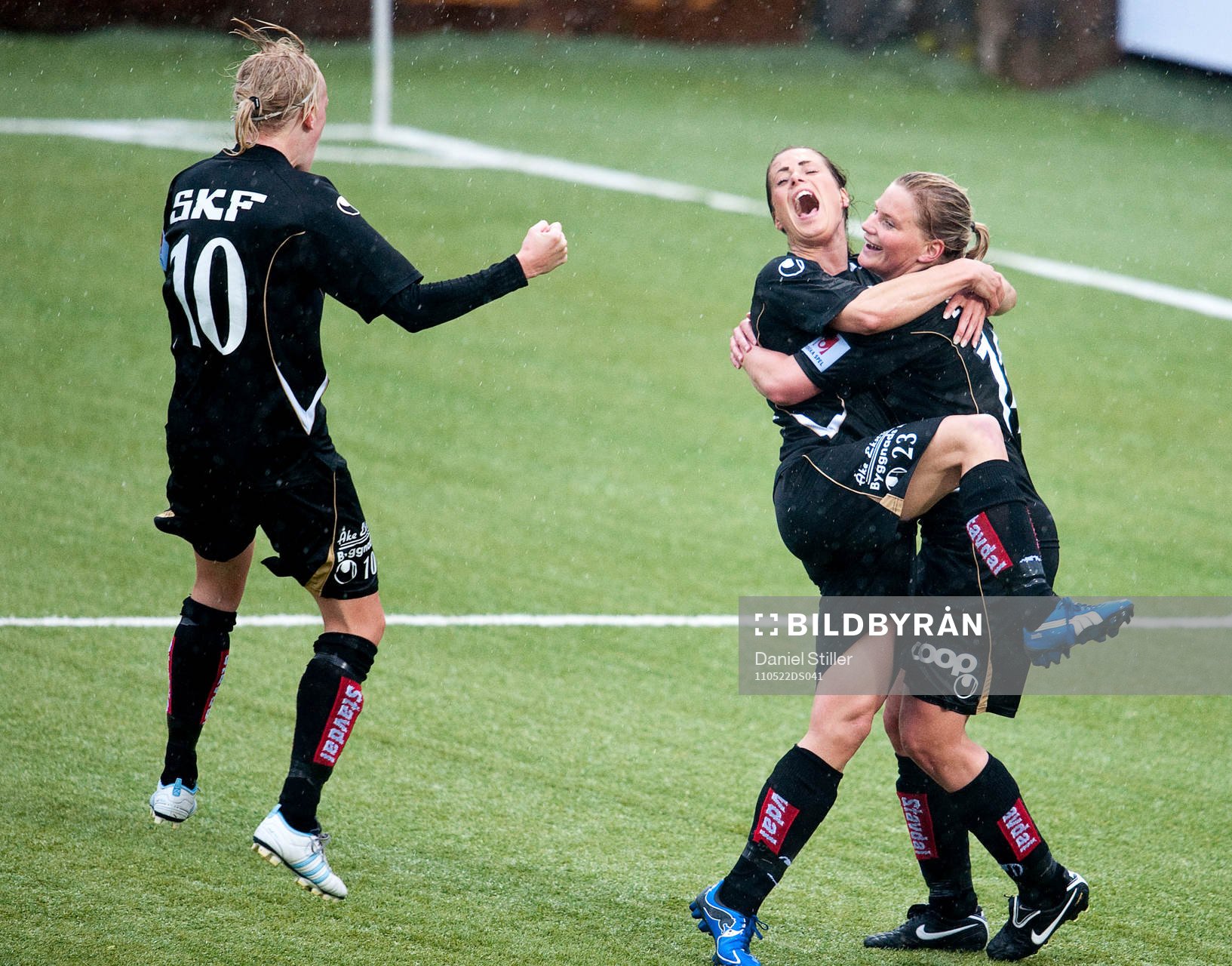 Johanna Almgren, Göteborg, gör 2-0, jubel