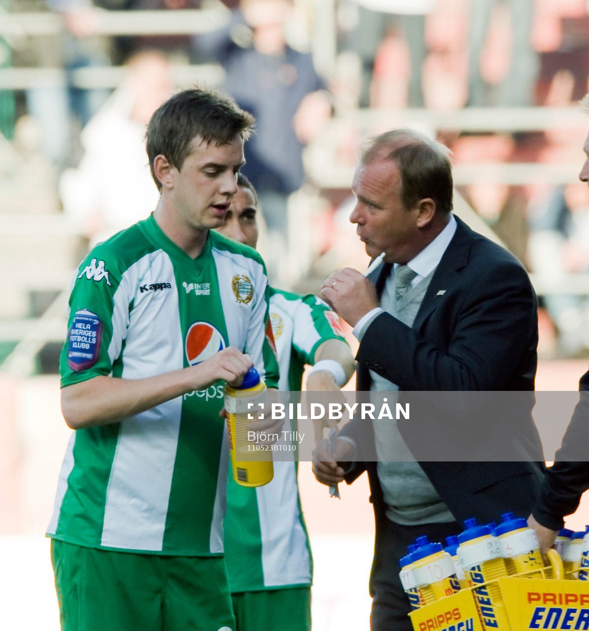 Max Forsberg och Roger Fransén, tränare