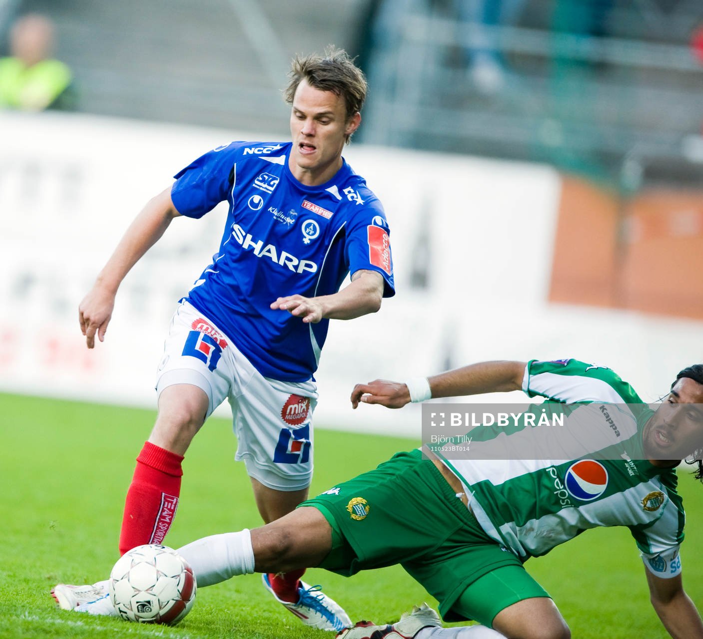  Erik Moberg, Åtvidaberg och Sinan Ayranci, Hammarby.