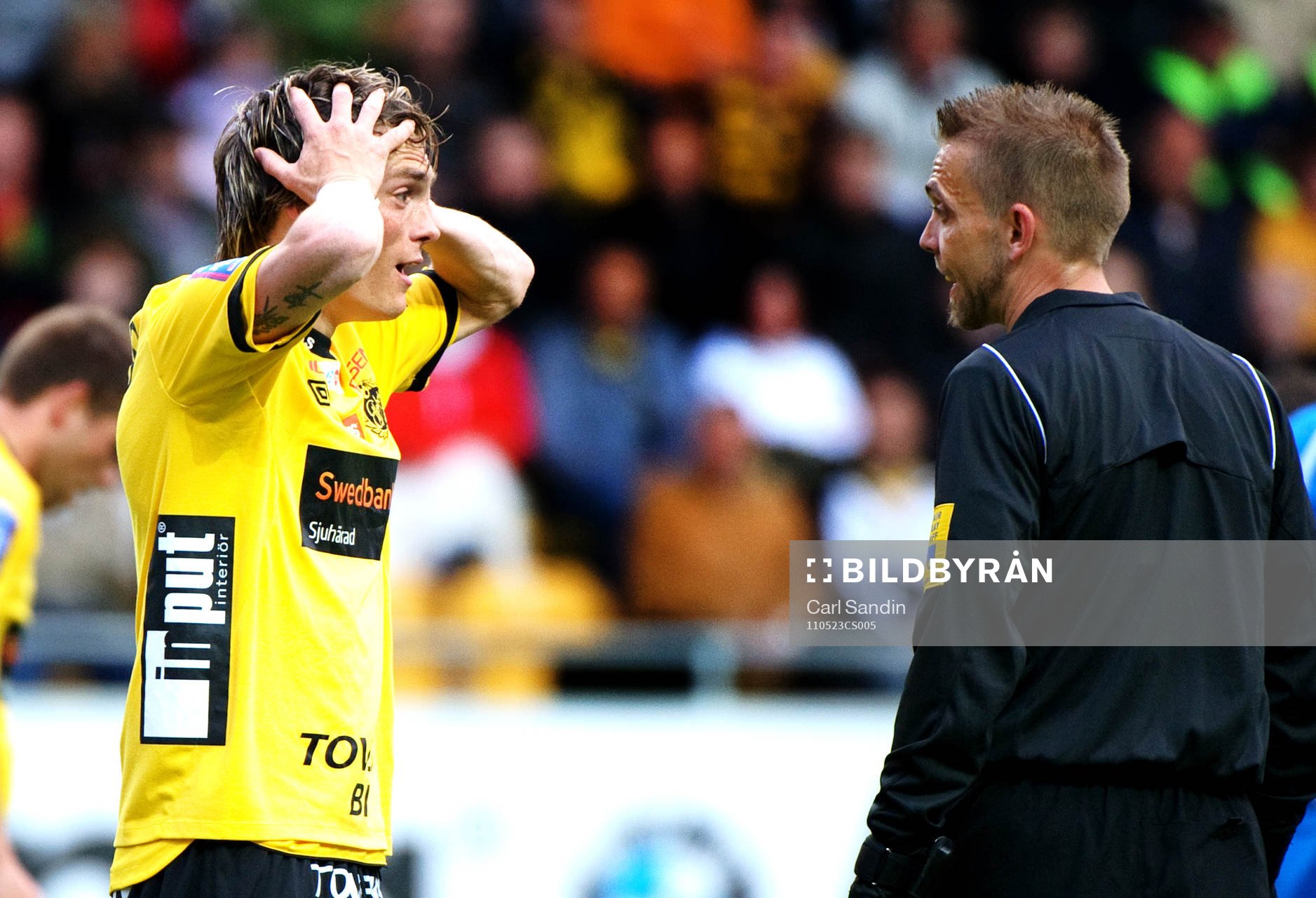 Lasse Nilsson, Elfsborg, Johan Hamlin, domare