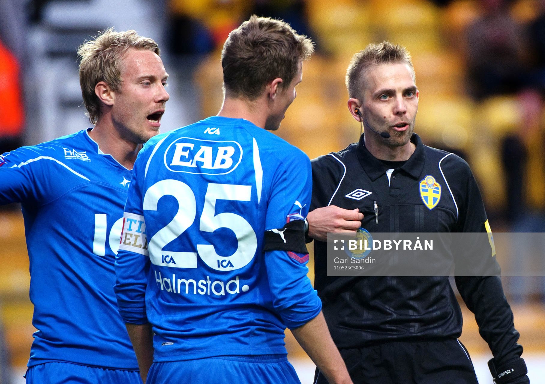 Johnny Lundberg, Richard Magyar, Halmstad, Johan Hamlin,