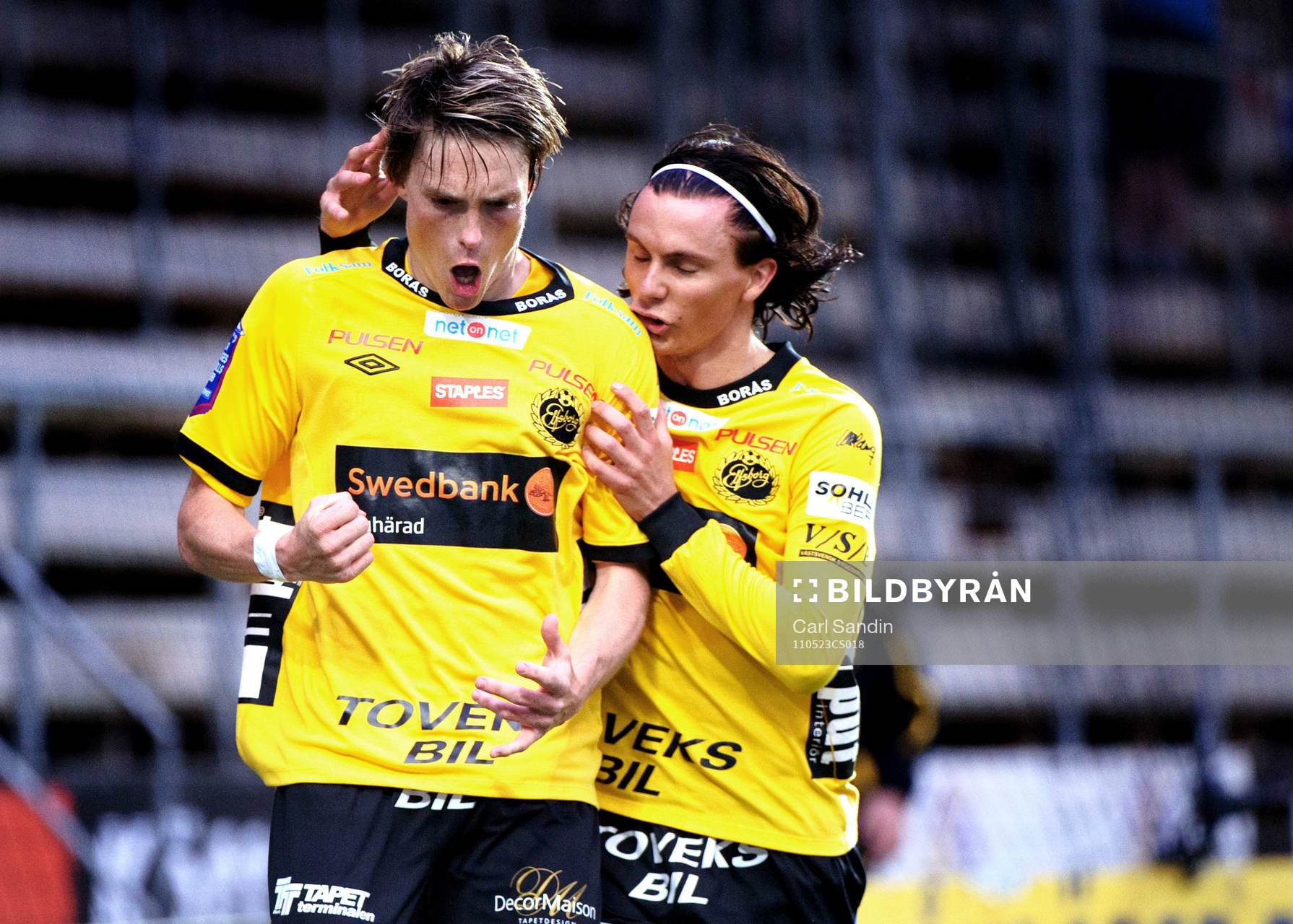 Lasse Nilsson, Niklas Hult, Elfsborg, jubel