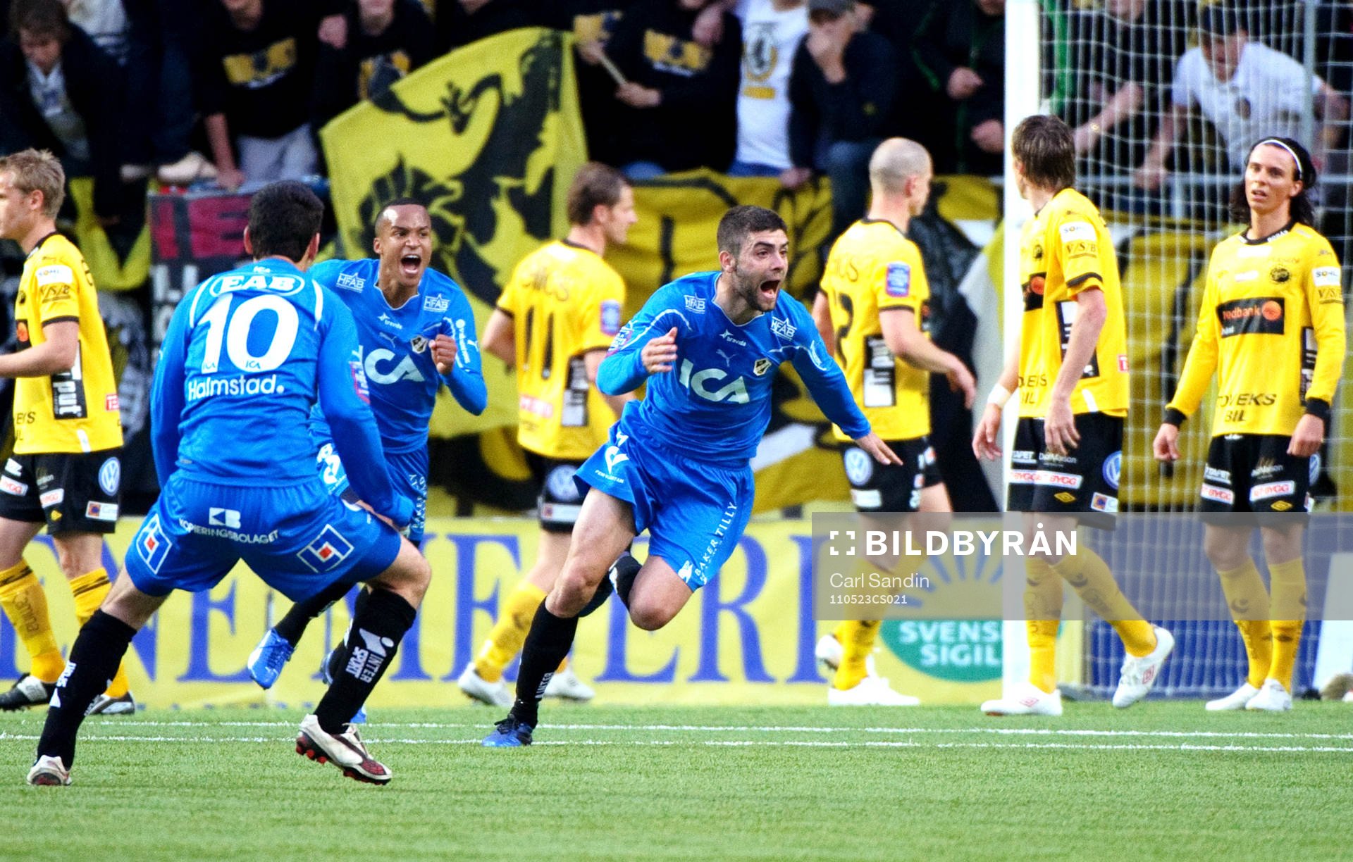 Javi H, Halmstad, jubel
