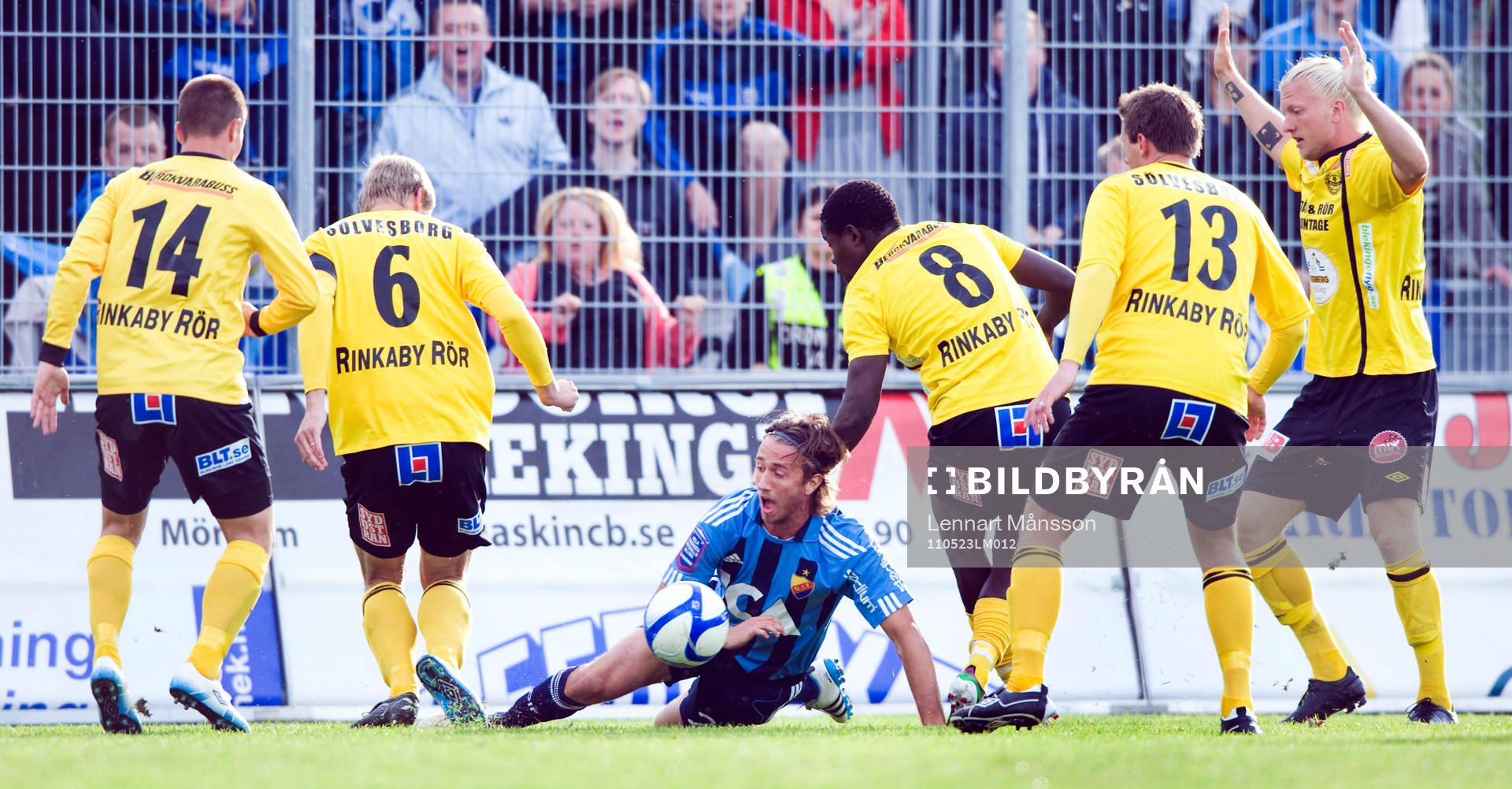 Fem mot en, Philip Hellquist, Djurgården, ensam