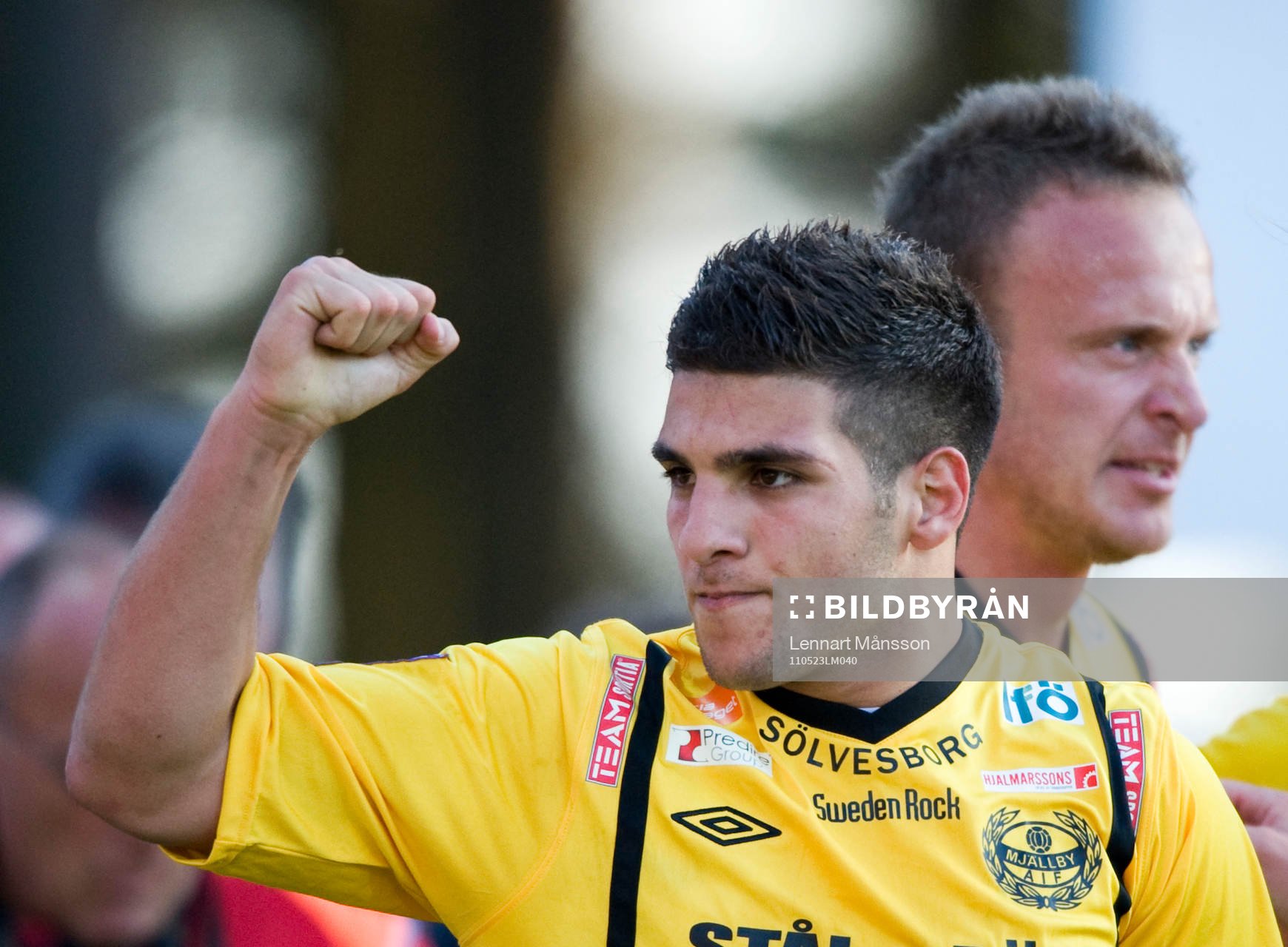 3-0 Moestafa El Kabir, Mjällby, jubel