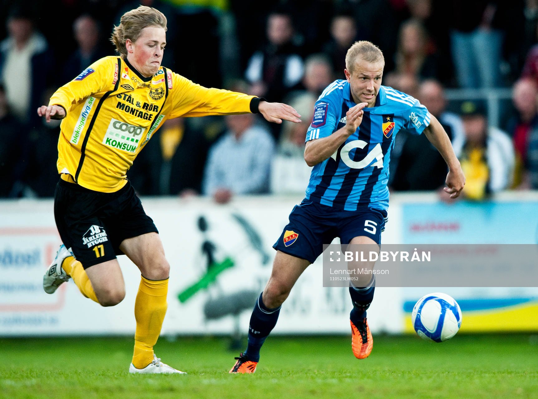 Robin Strömberg, Mjällby mot Petter Gustafsson,