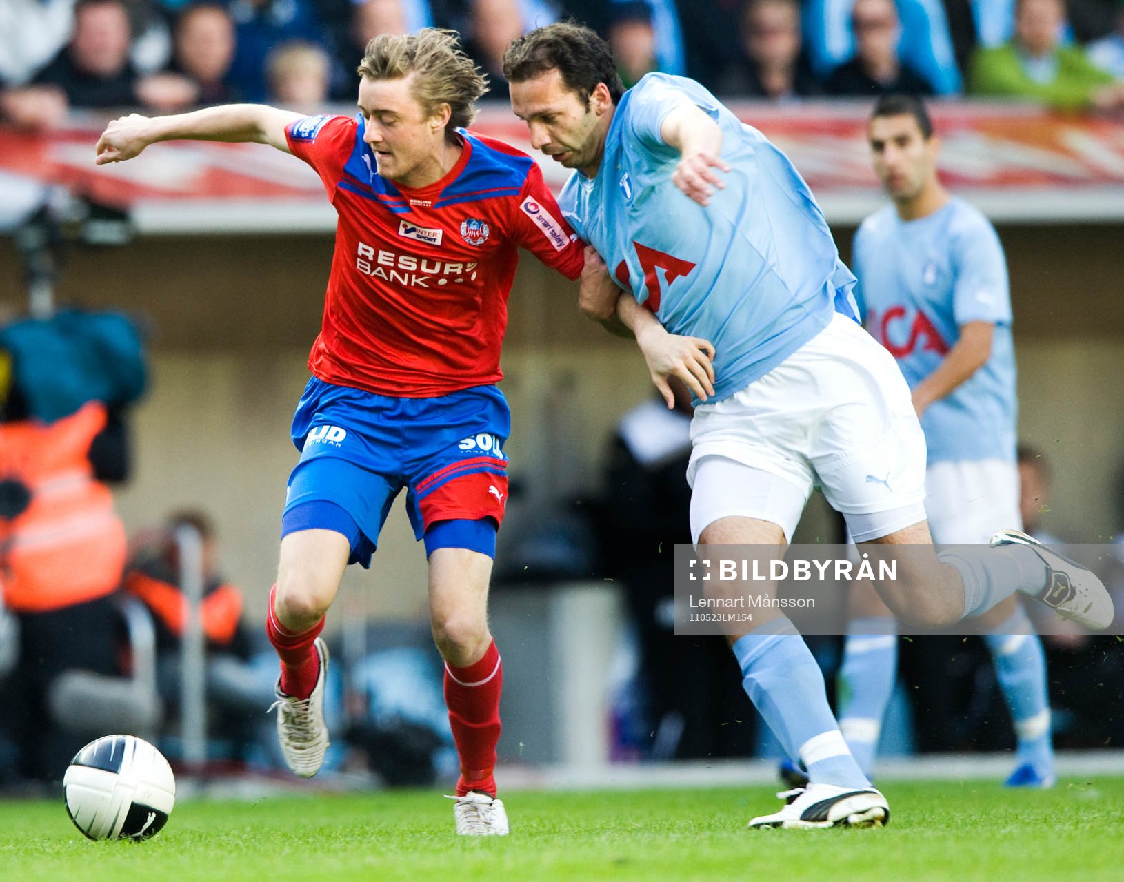 Rasmus Jönsson, Helsingborg, på väg mot mål men en