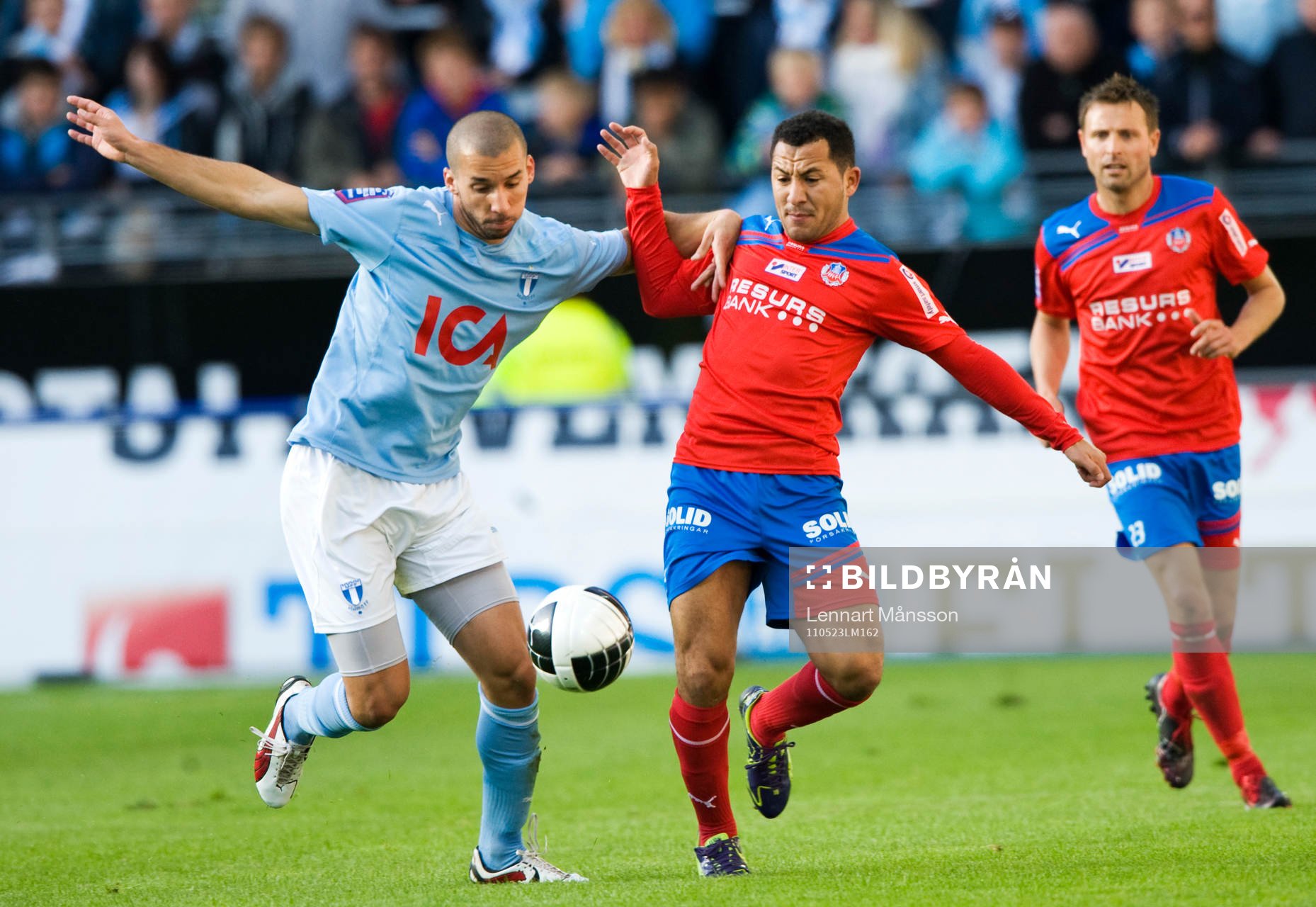 Guillermo Molins, Malmö och Rachid Bouaouzan, Helsingborg