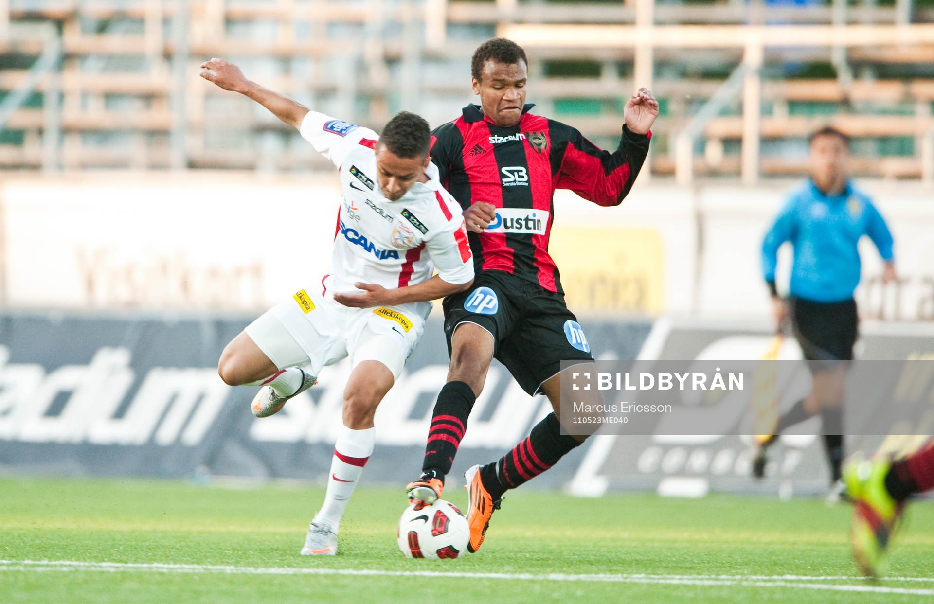 Elvis da Silva Santana, Assyriska och Serge-Junior Martinsson Ngou, BP
