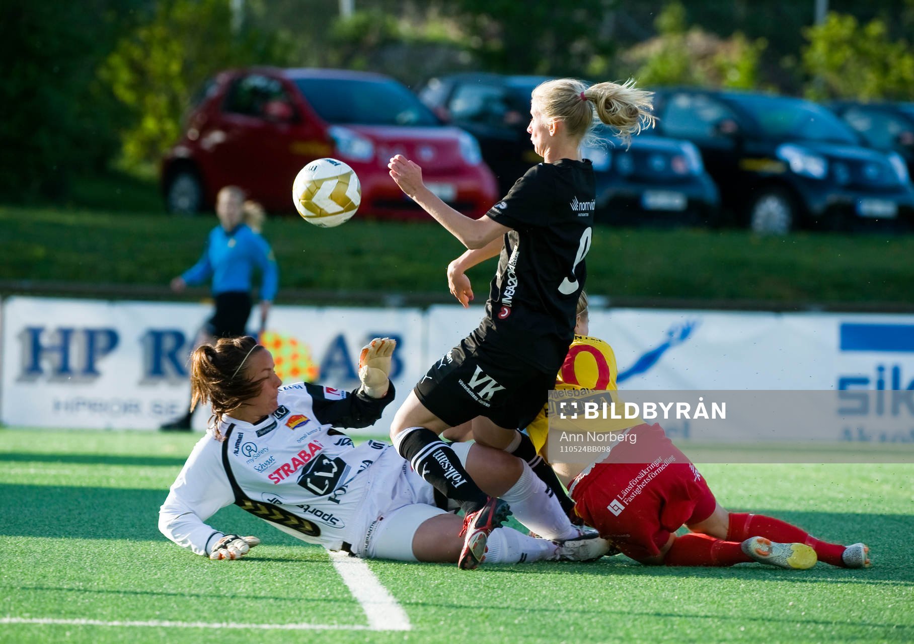 Sofia Jakobsson, Umeå gör 0-1 på Carola Söberg,