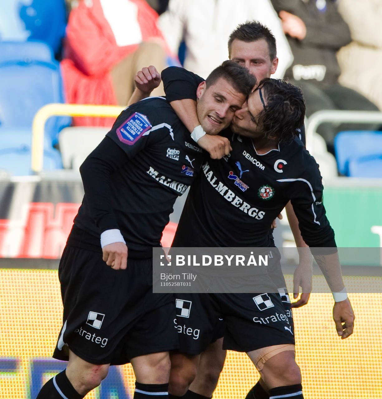  Valdet Rama och Nordin Gerzic, Örebro, jubel efter 0-1.