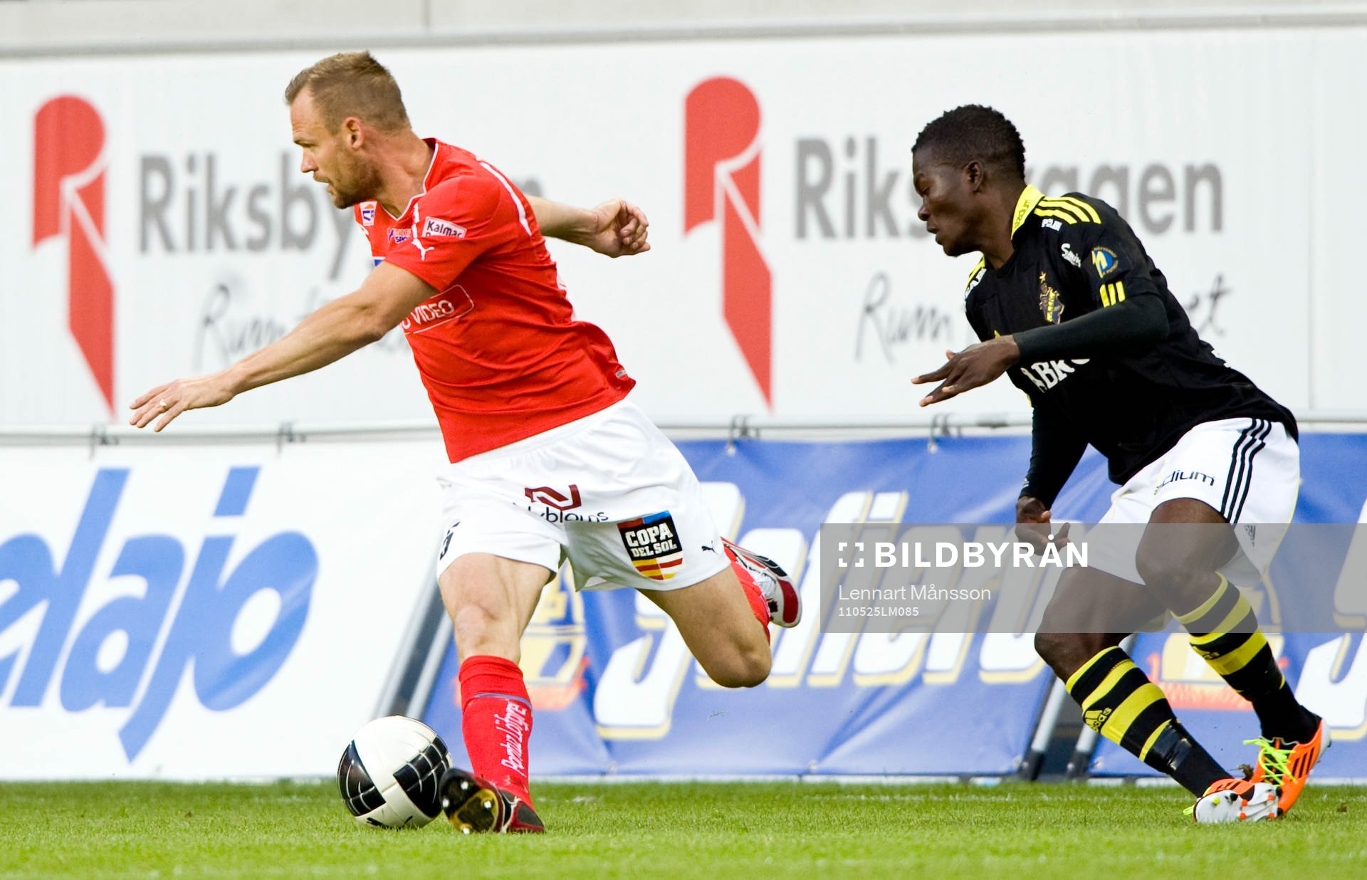Tobias Carlsson, Kalmar mot Ibrahim Bangura, AIK