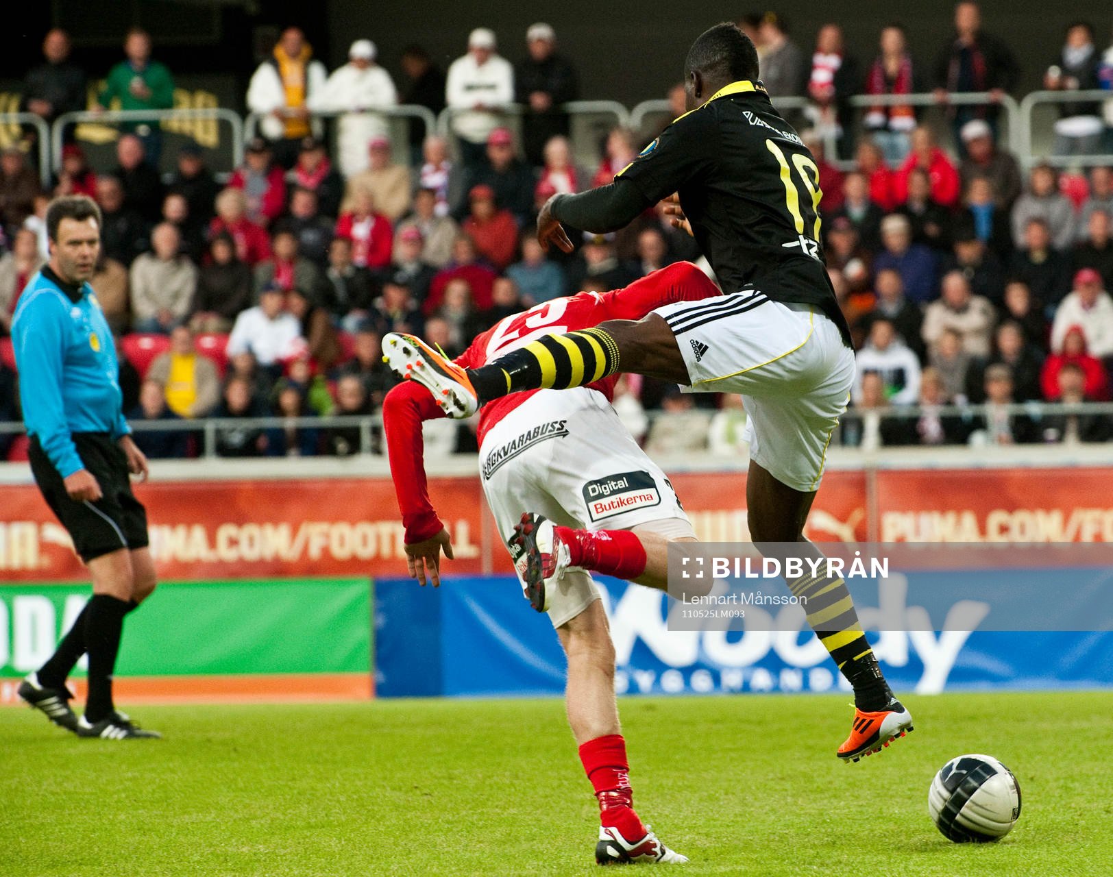 Mattias Johansson, Kalmar och Ibrahim Bangura, AIK