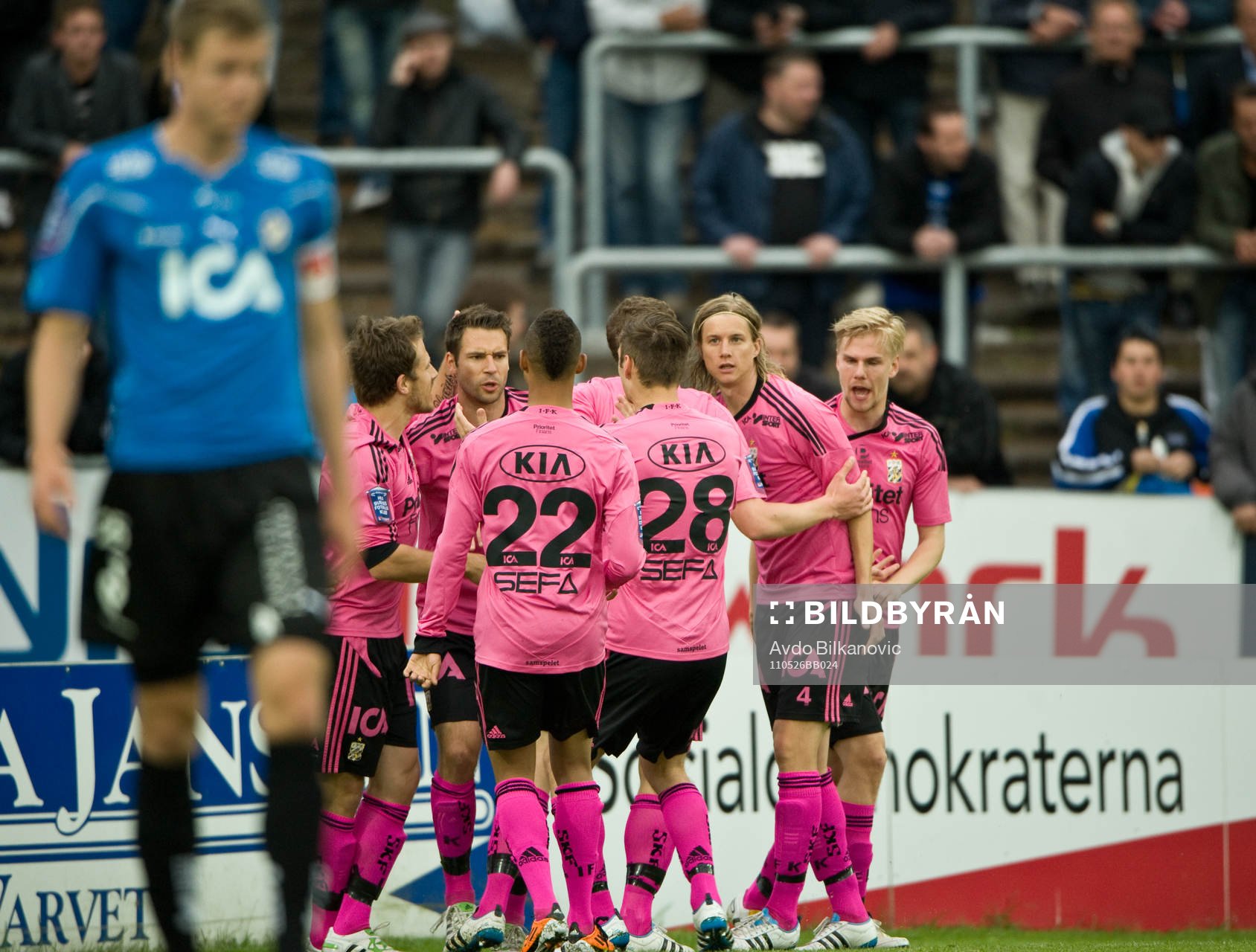 Tobias Hysén, Göteborg, jubel, Halmstad, depp