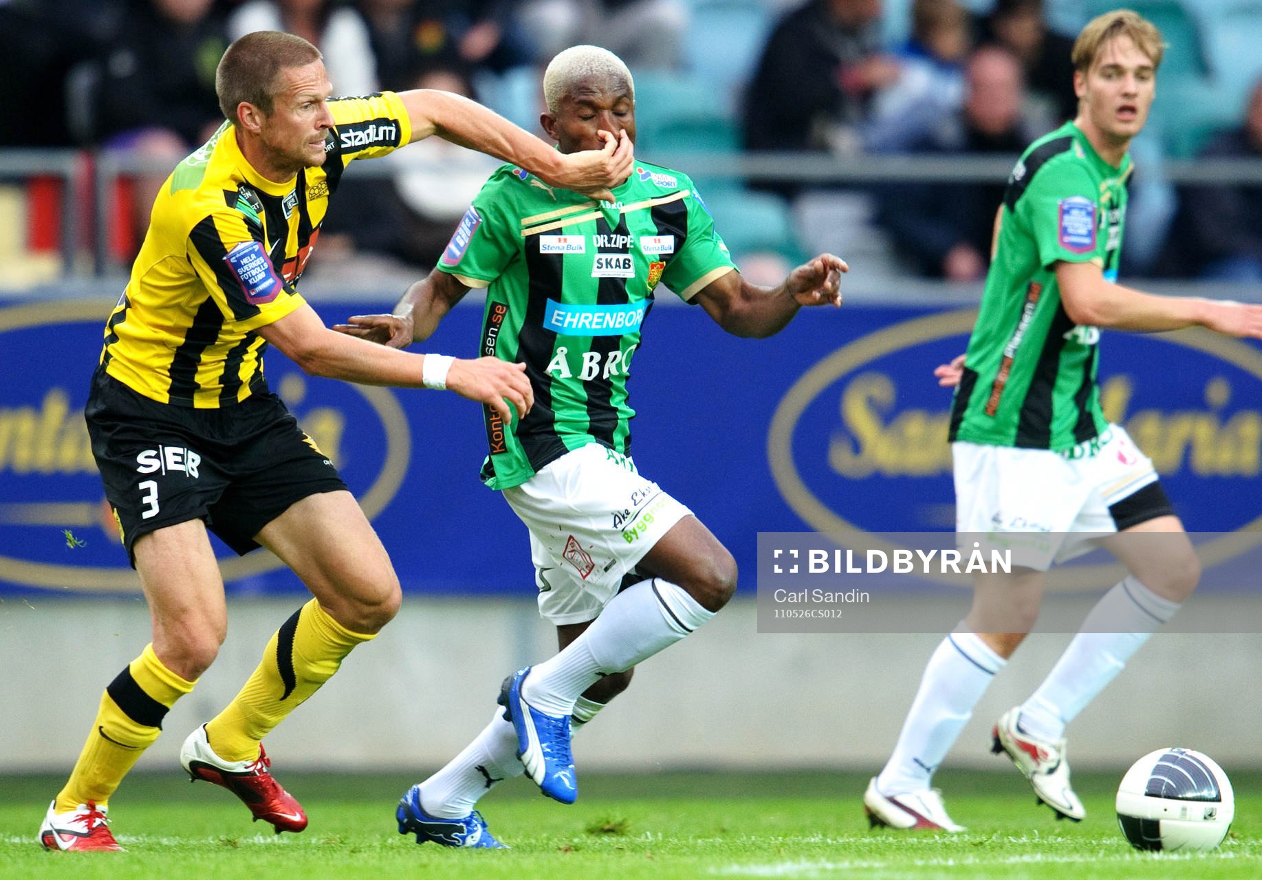 Mattias Östberg, Häcken, Eric Magloire Bassombeng, Gais