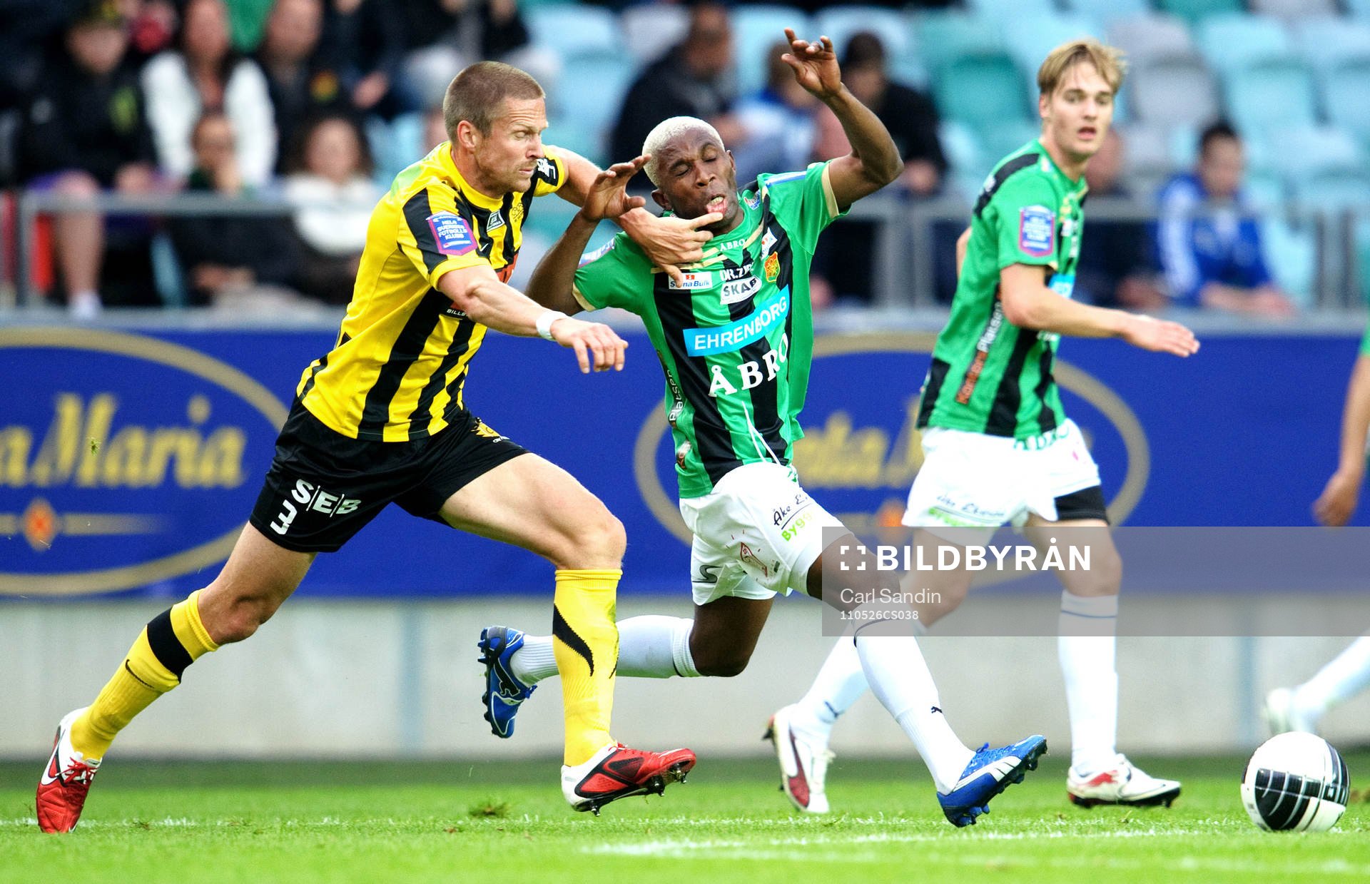 Mattias Östberg, Häcken, Eric Magloire Bassombeng, Gais