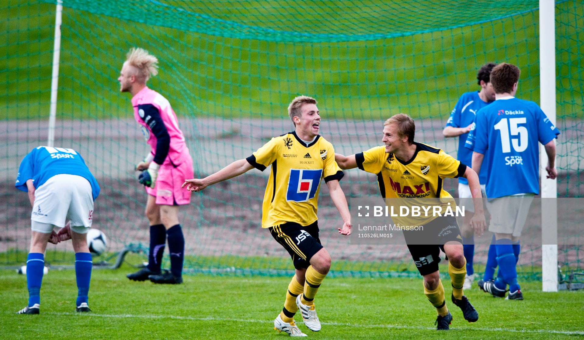1-0 Mattias Andersson och Victor Bergström, Hässleholm