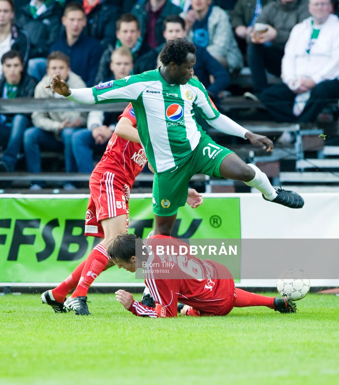 Eric Jernberg, Degerfors och Monday James, Hammarby