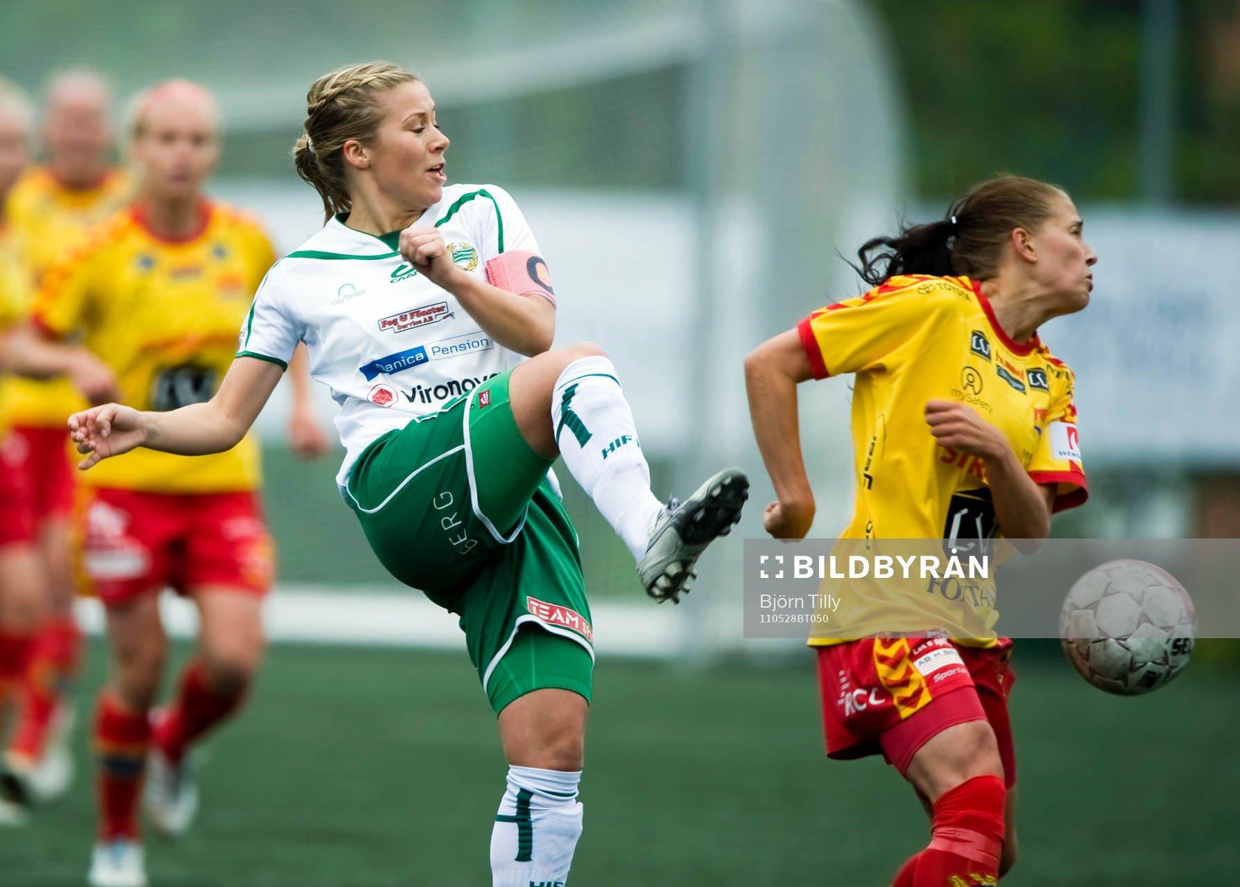 Matilda Agné, Hammarby och Jennifer Egelryd, Tyresö