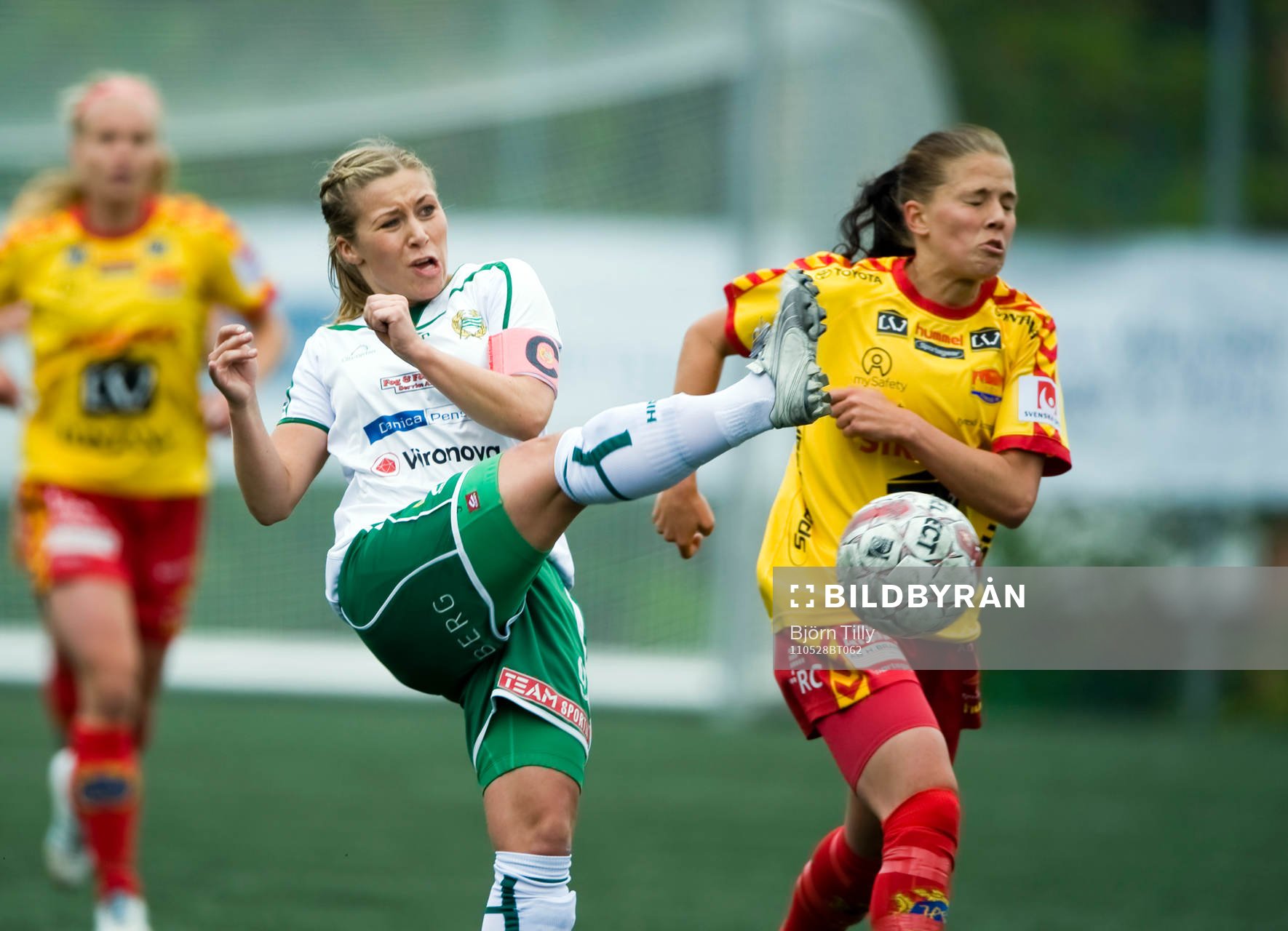 Matilda Agné, Hammarby och Jennifer Egelryd, Tyresö