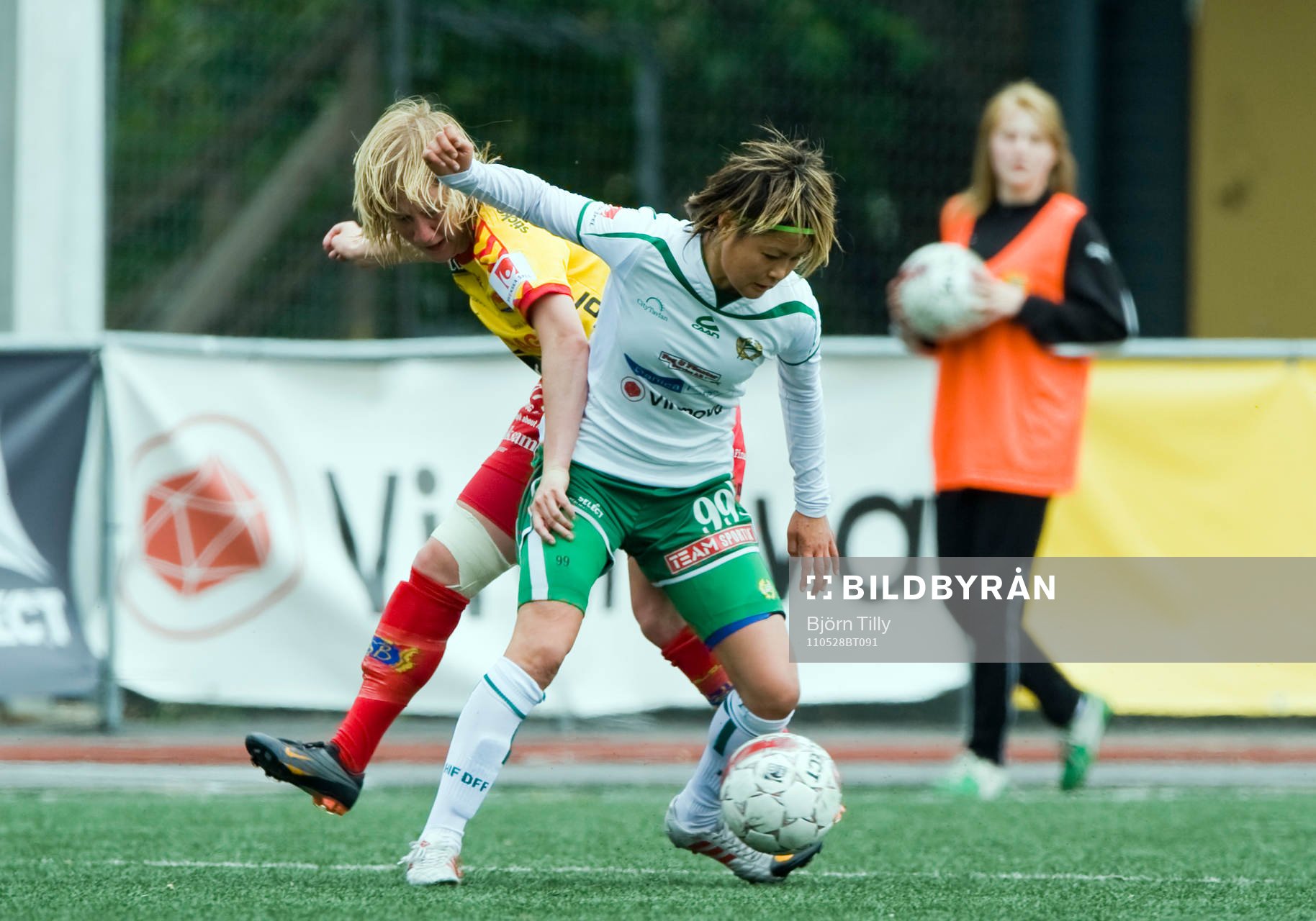  Sofie Persson, Tyresö och Mami Yamaguchi, Hammarby.
