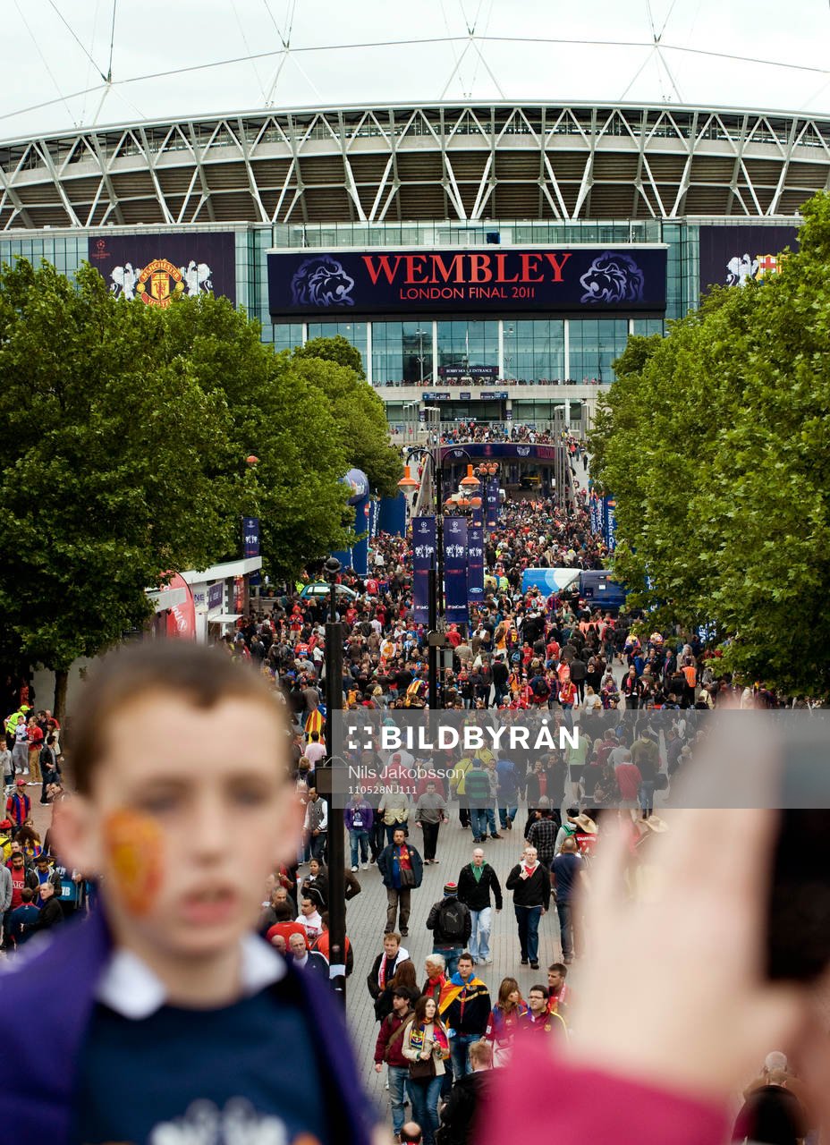 Fotboll, Champions League, final, Manchester United -