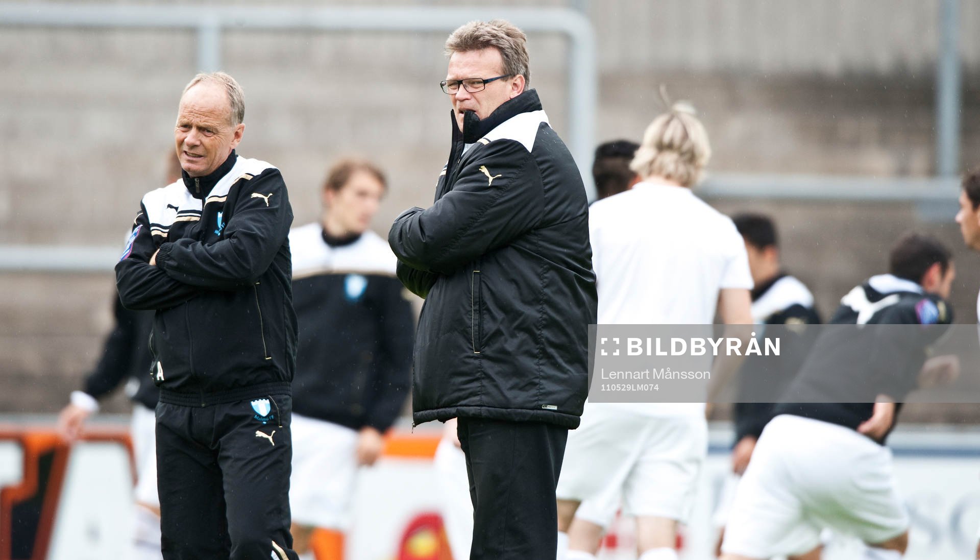 Anders Palmér och Leif Engqvist, assisterande tränare