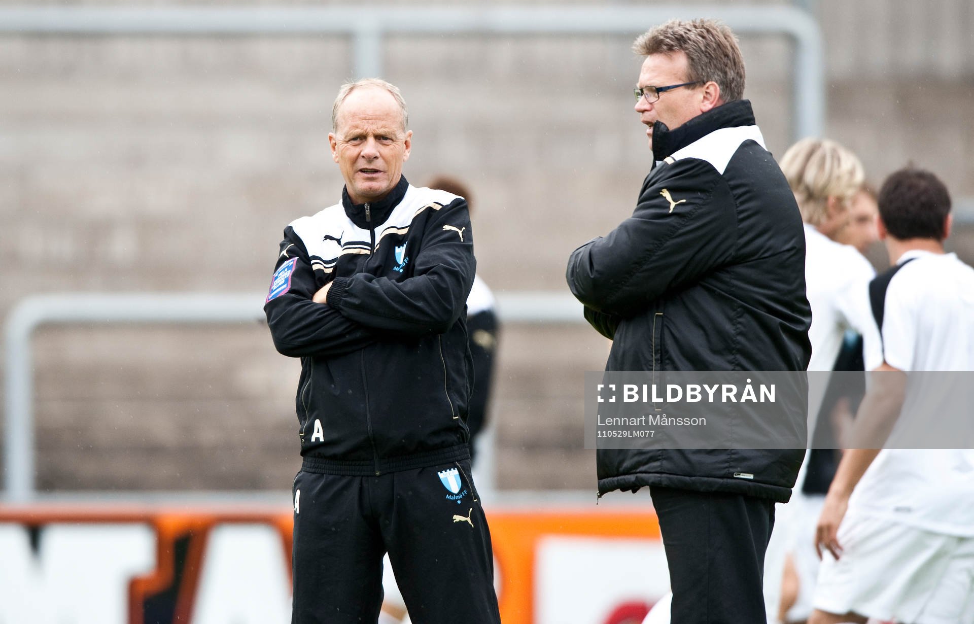 Anders Palmér och Leif Engqvist, assisterande tränare