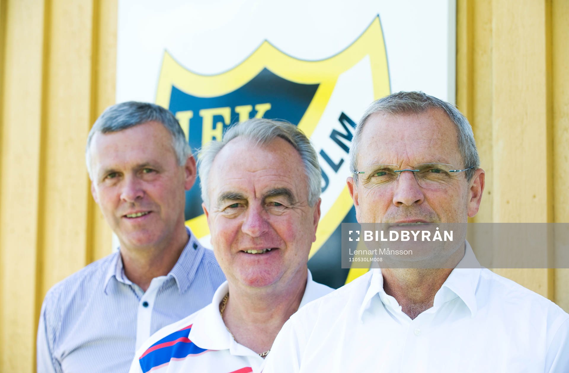 Tränarkvartetten fr.v., Mats Flinck, ordförande,  Björn