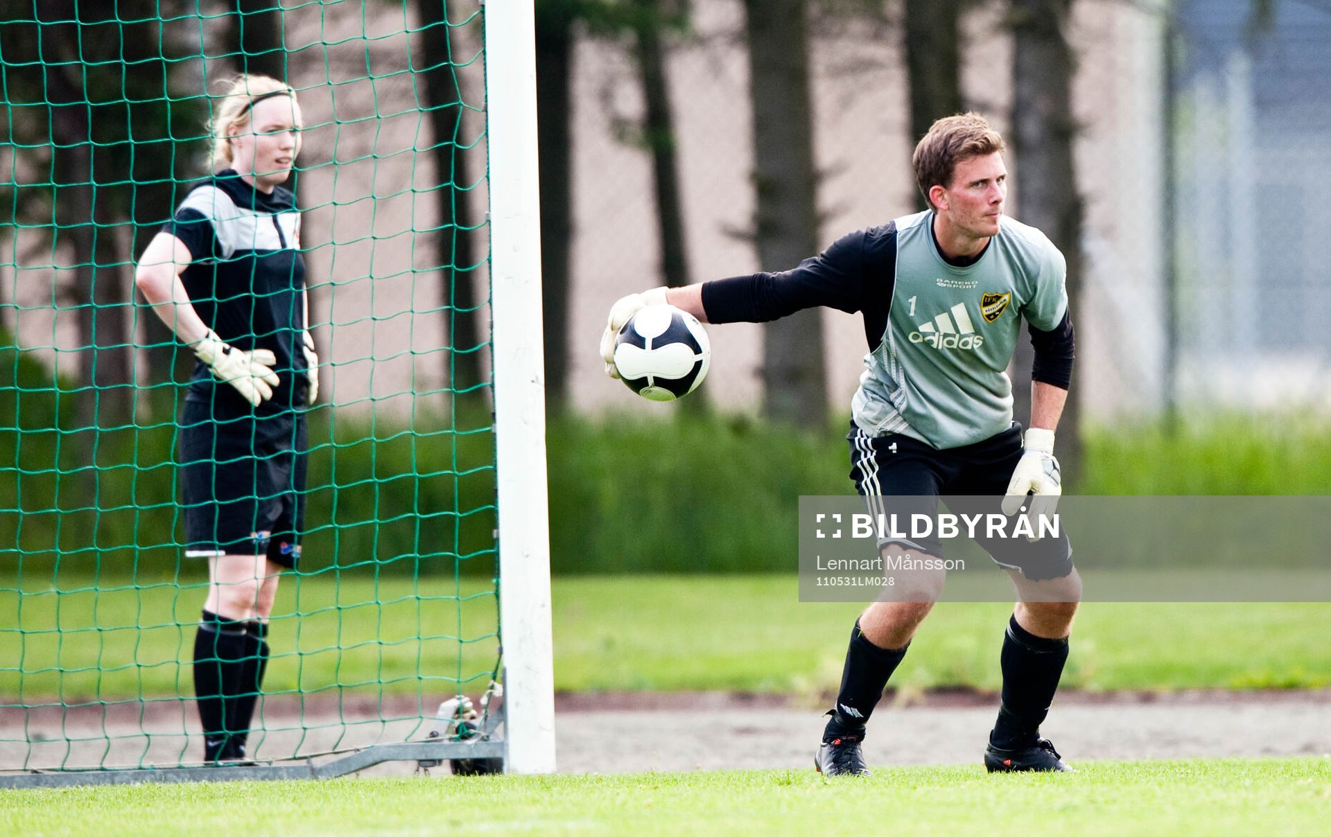 Målvaktsträning med VM-målvakten Hedvig Lindahl och